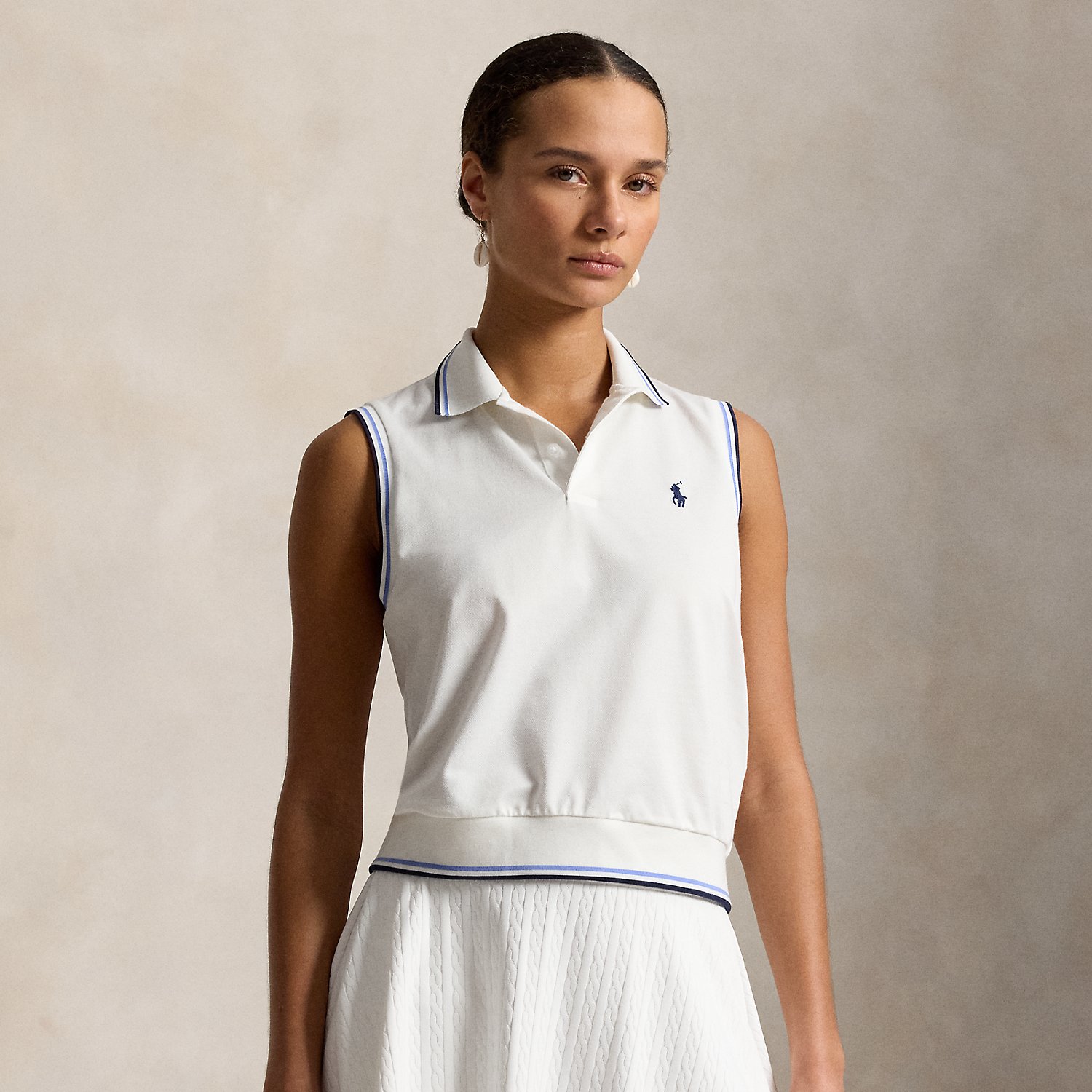 Sleeveless Polo Shirt