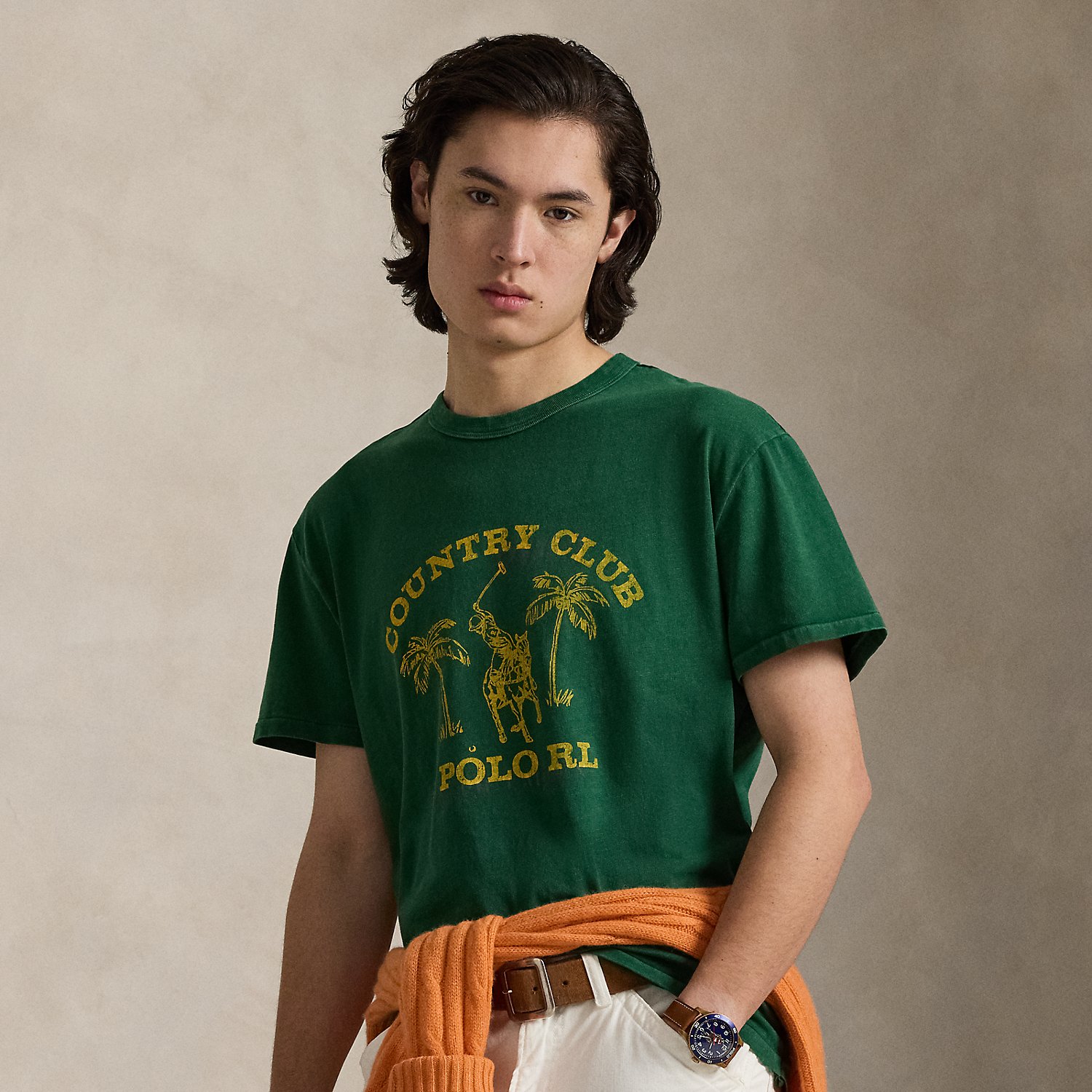 Classic Fit Jersey Graphic T-Shirt