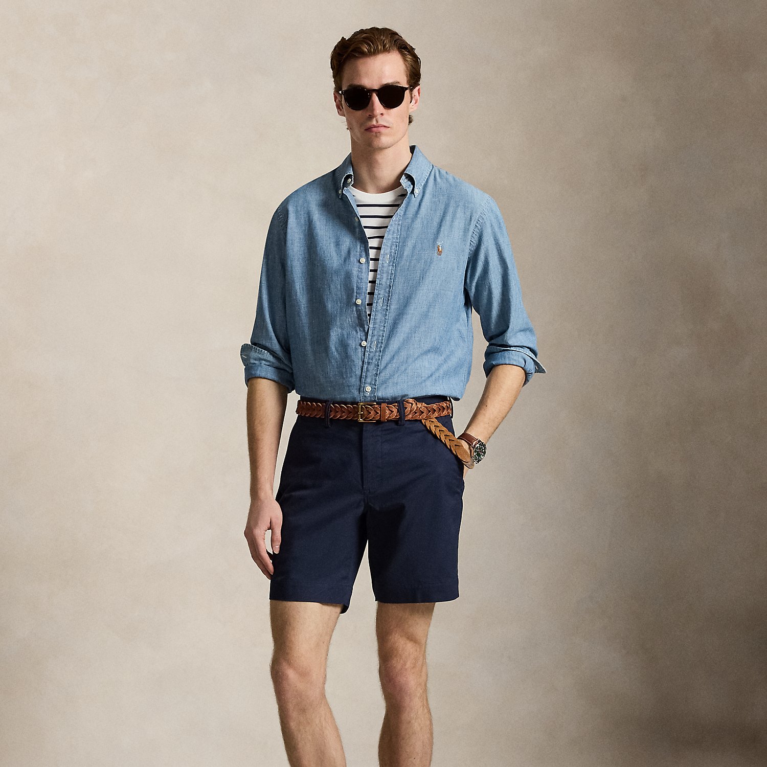 20.5 cm Stretch Straight Fit Chino Short