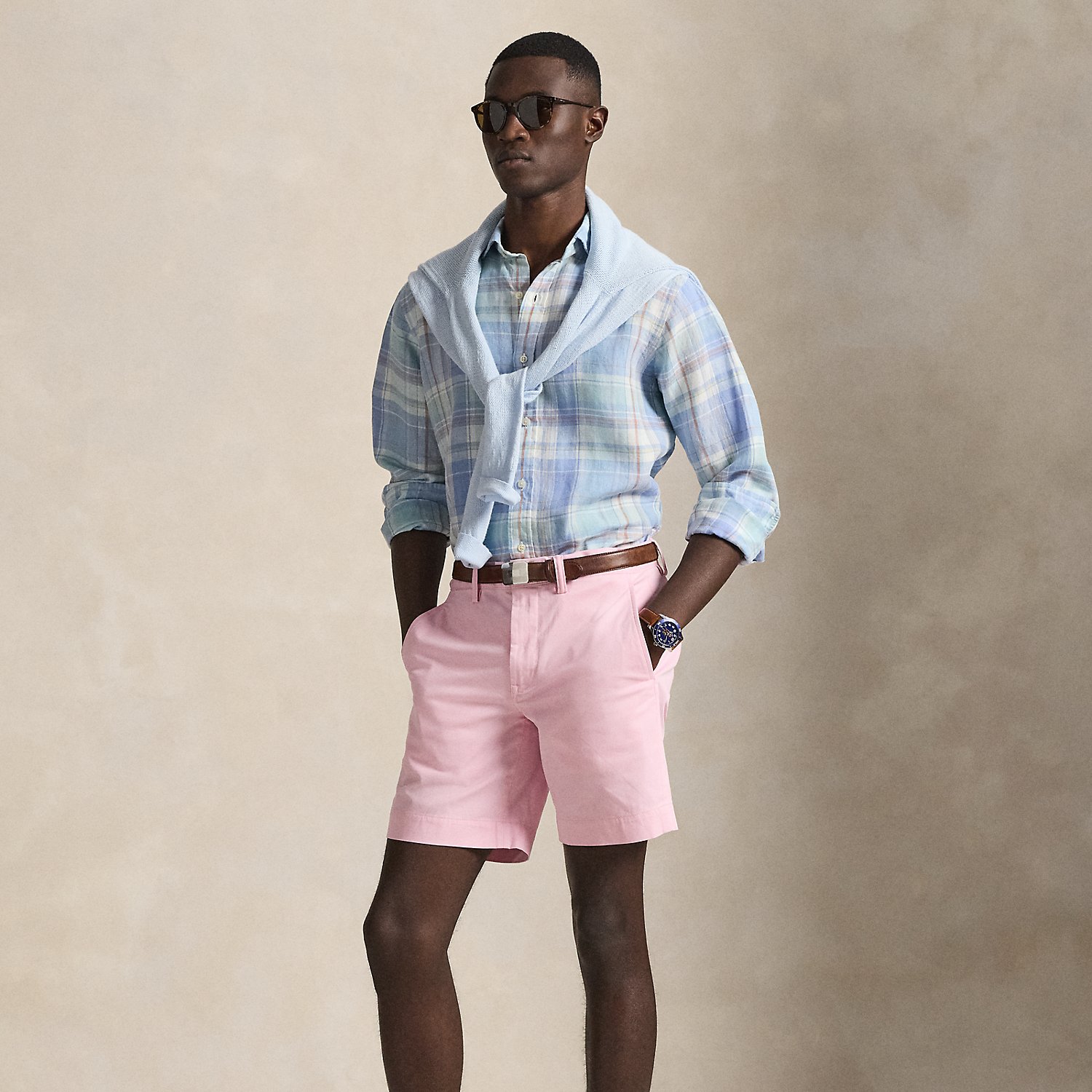 20.5 cm Stretch Straight Fit Chino Short
