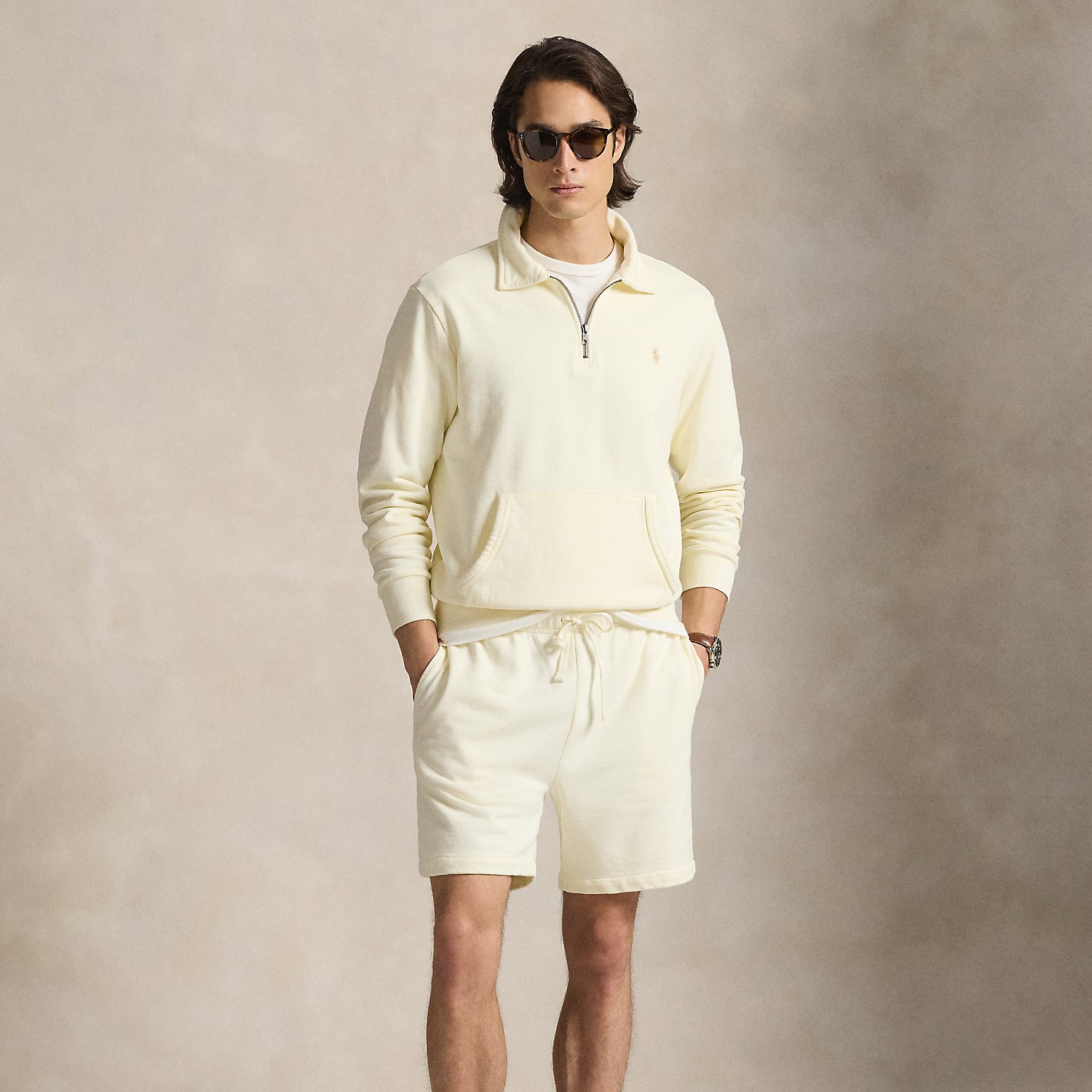 16.5 cm Loopback Fleece Shorts