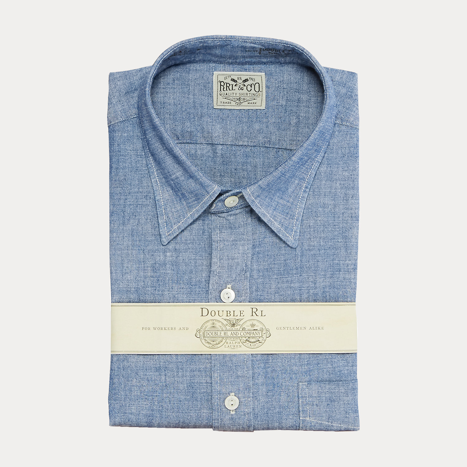 Slim Fit Chambray Shirt by Ralph Lauren RRL