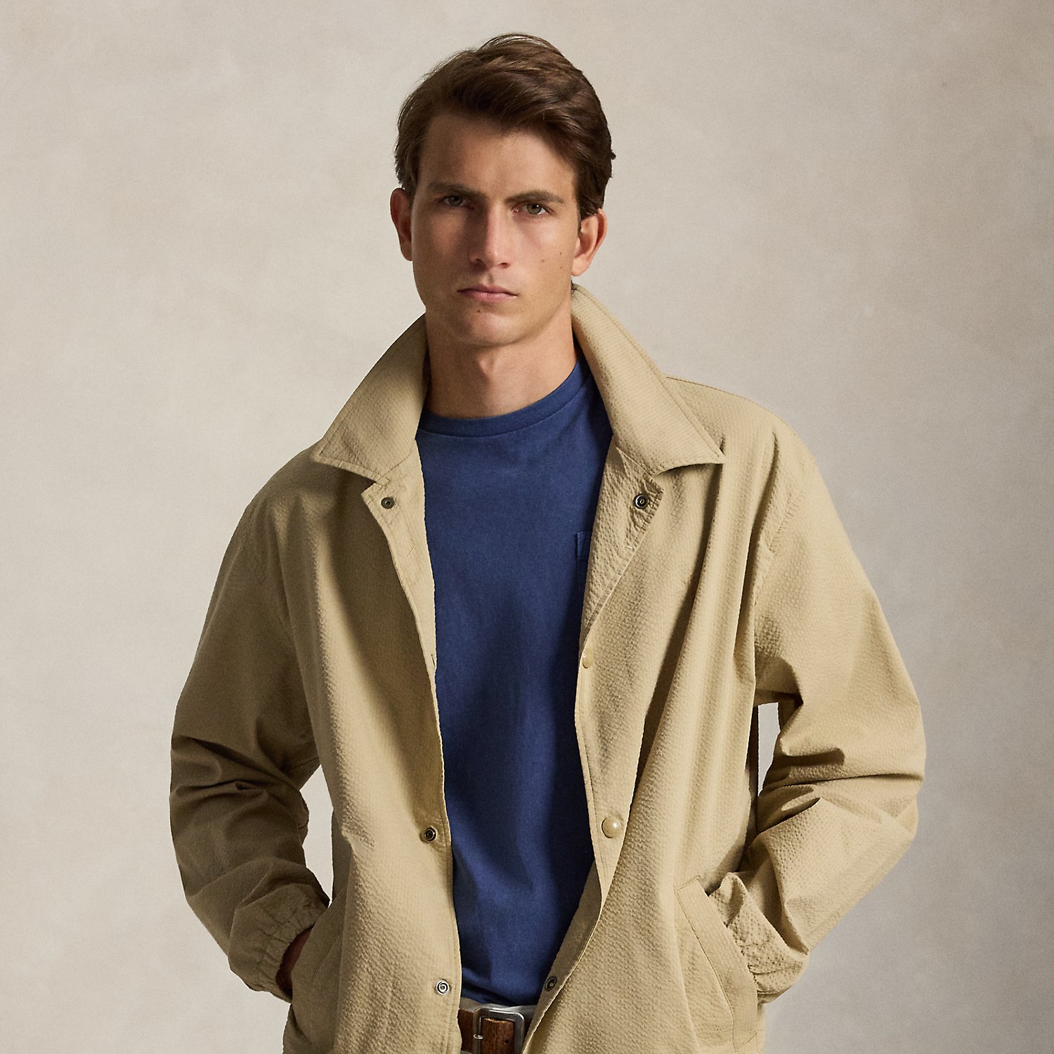 Seersucker Coach's Jacket