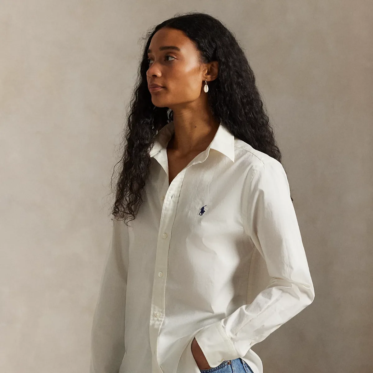 Classic Fit Cotton Twill Shirt