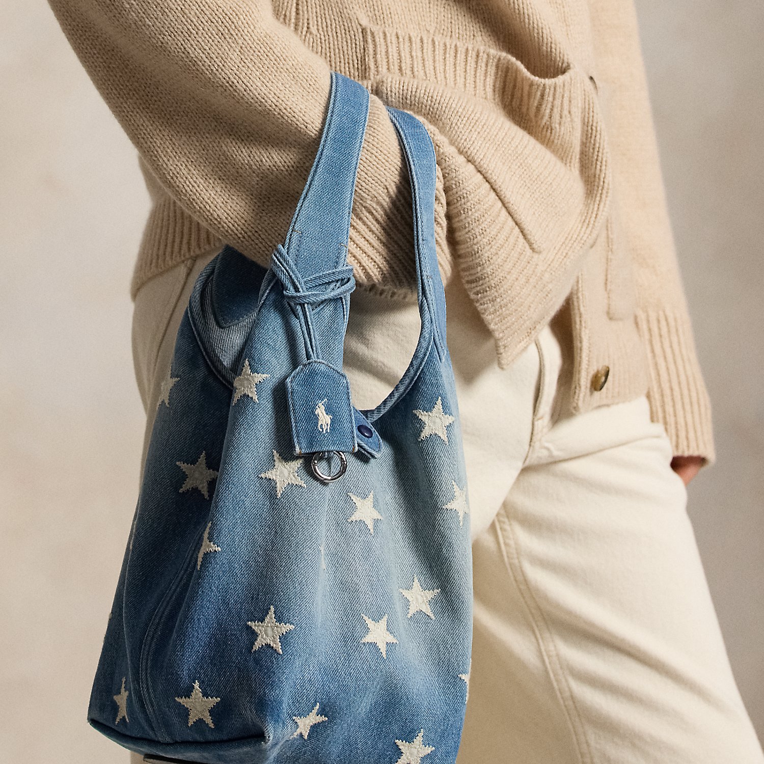 Polo Play Star Denim Tote by Polo Ralph Lauren