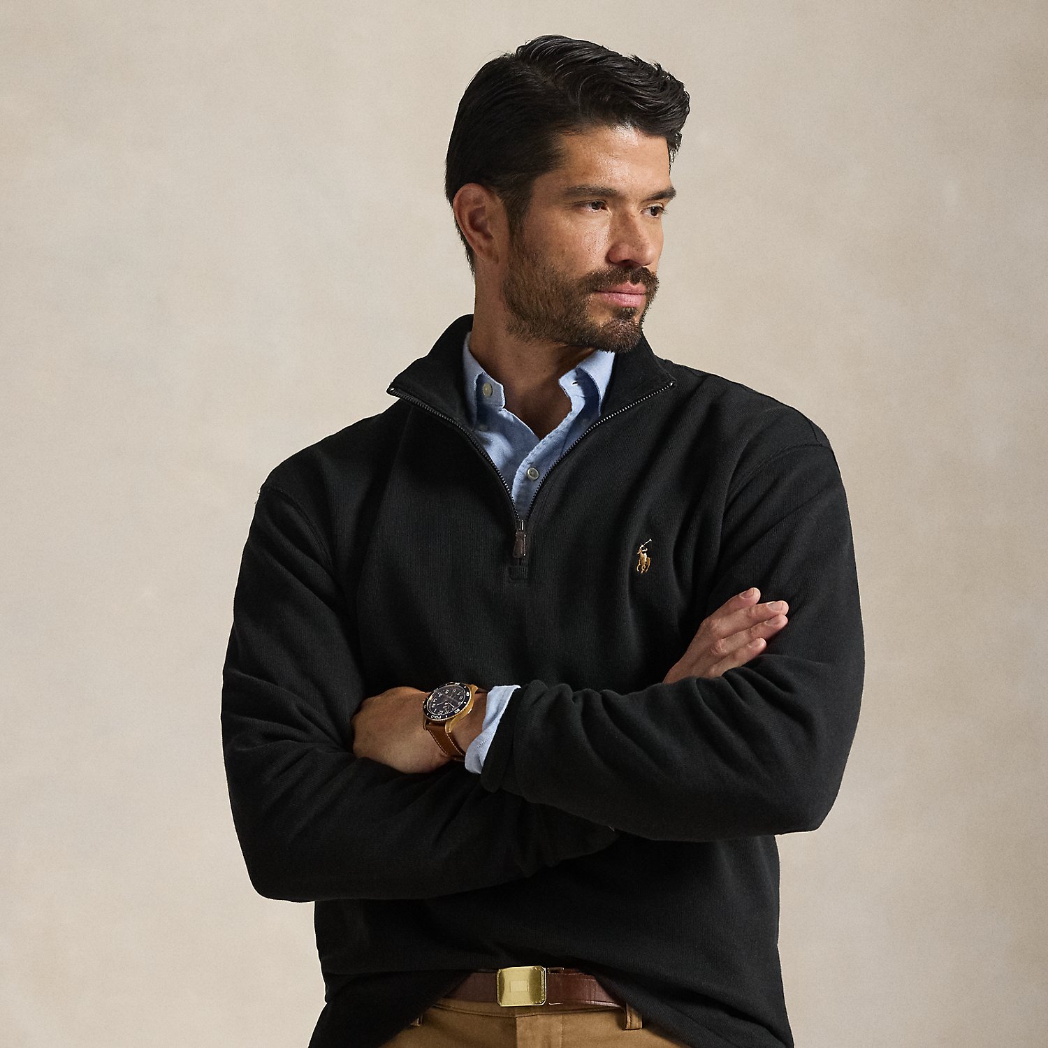 Big & Tall - Estate-Rib Quarter-Zip Pullover