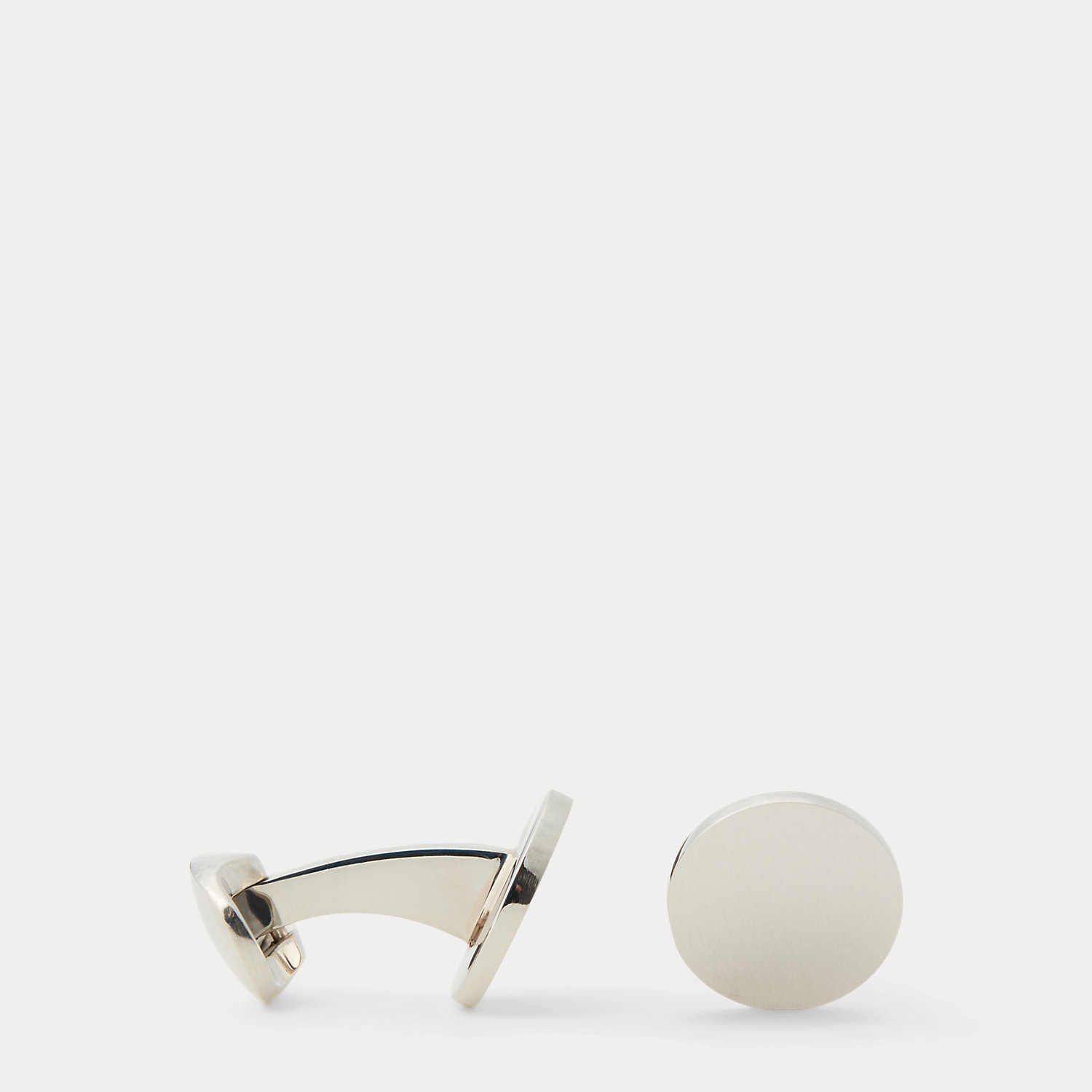 Sterling Silver Round Cufflinks by Ralph Lauren Purple Label