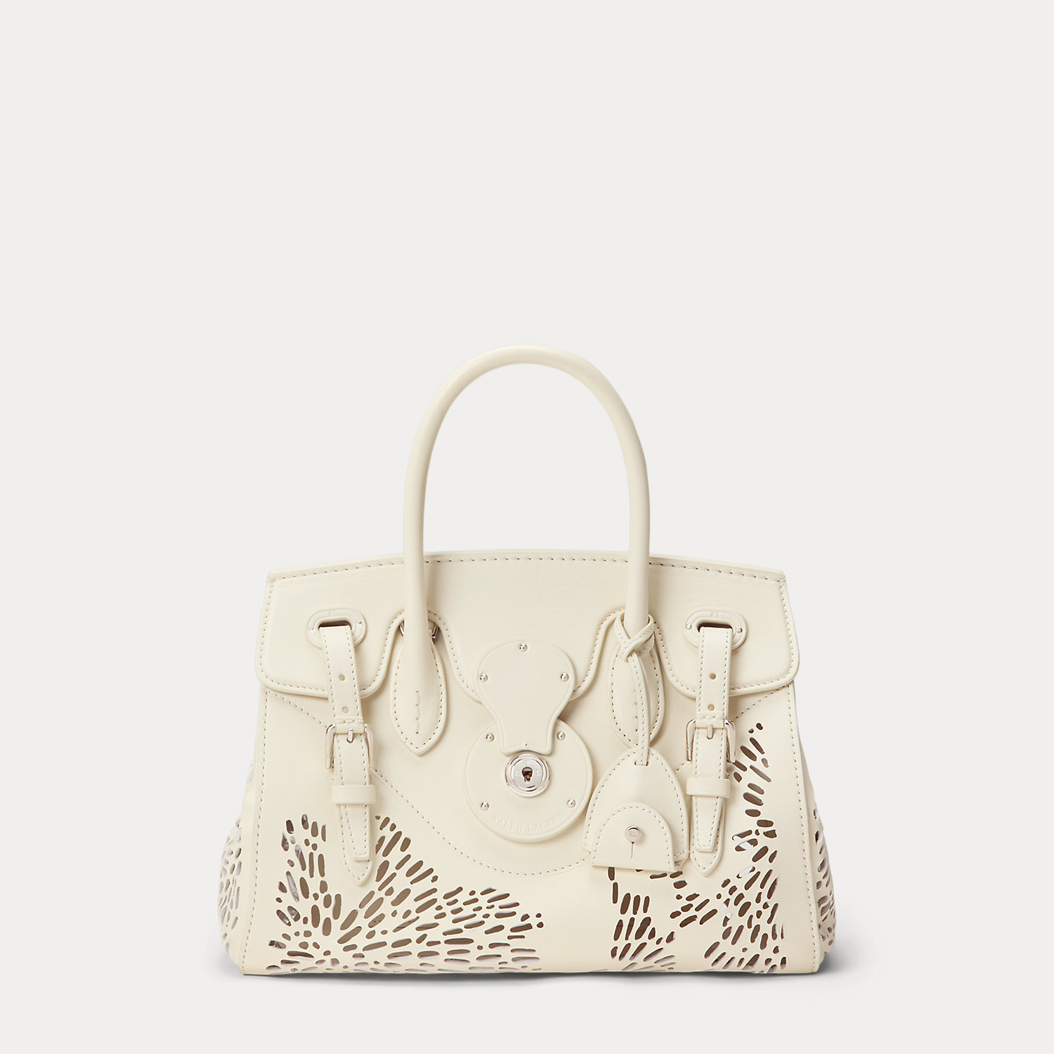 Soft Ricky 27 Laser-Cut Calfskin Bag by Ralph Lauren Collection