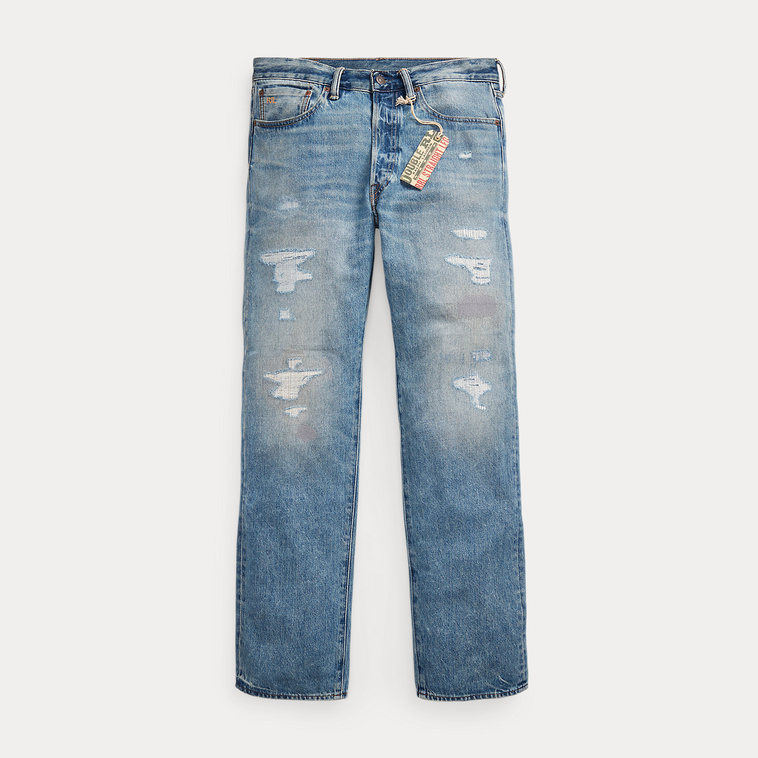 Straight Fit Repaired Clearville Jean