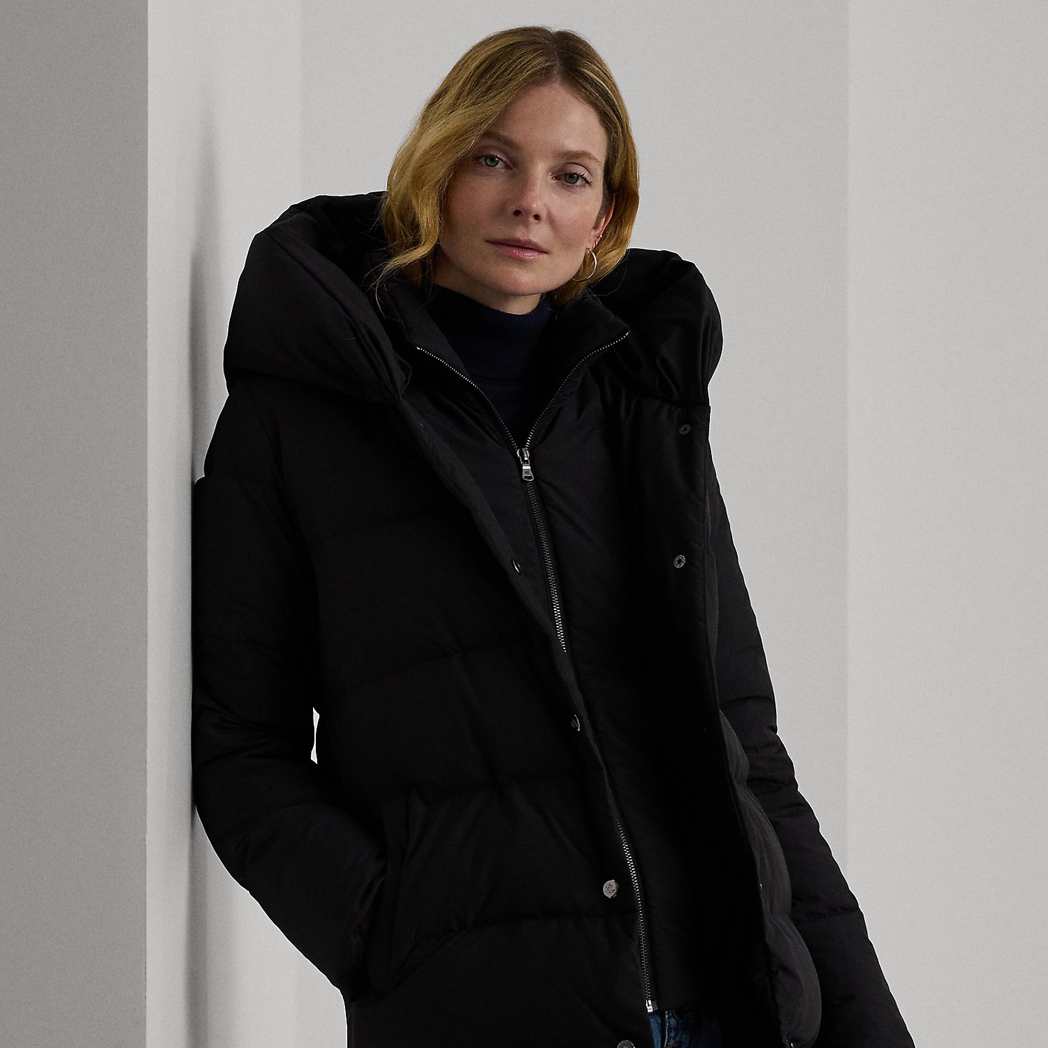Hooded Down Coat by Lauren Ralph Lauren