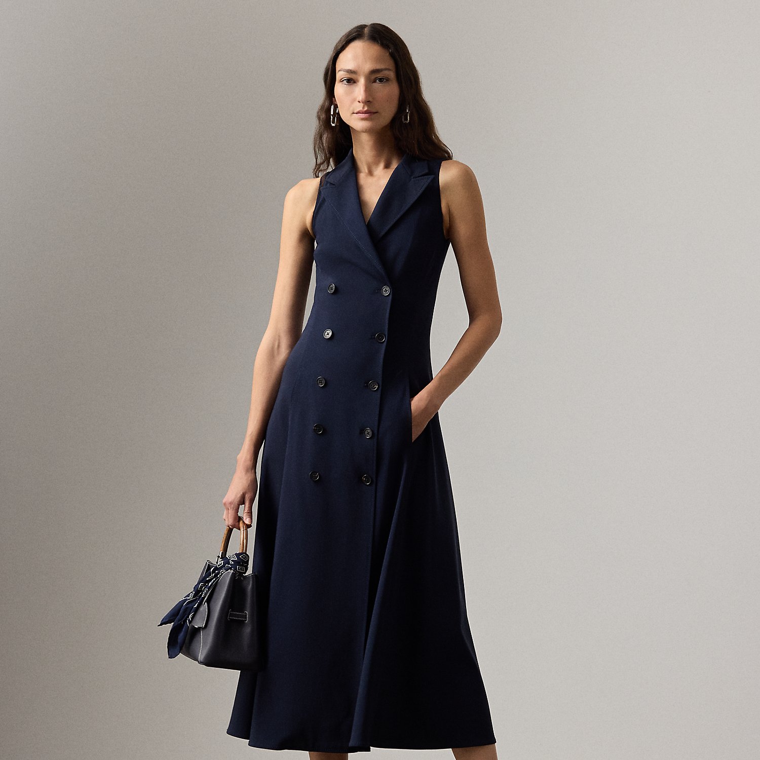 Alecia Cotton-Blend Day Dress