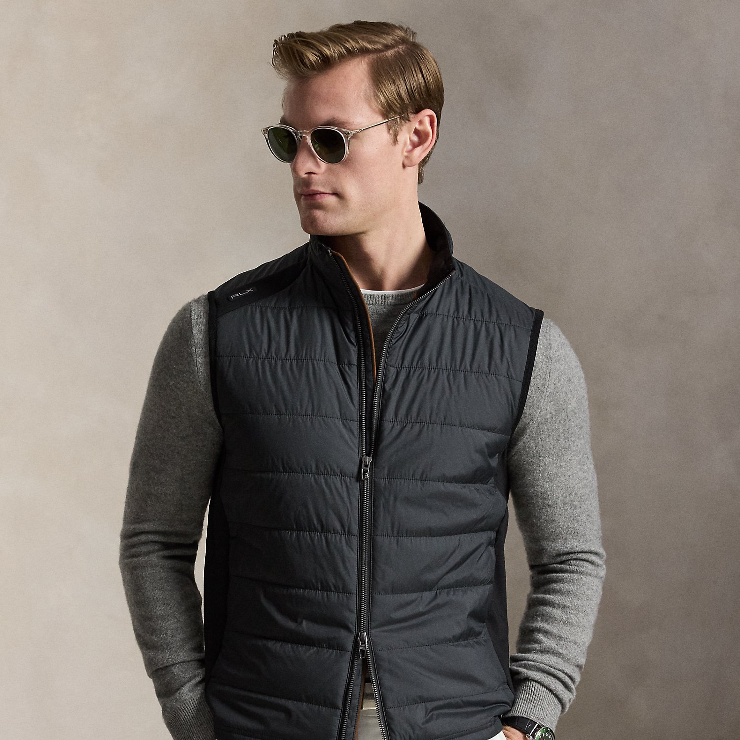 Hybrid Full-Zip Gilet