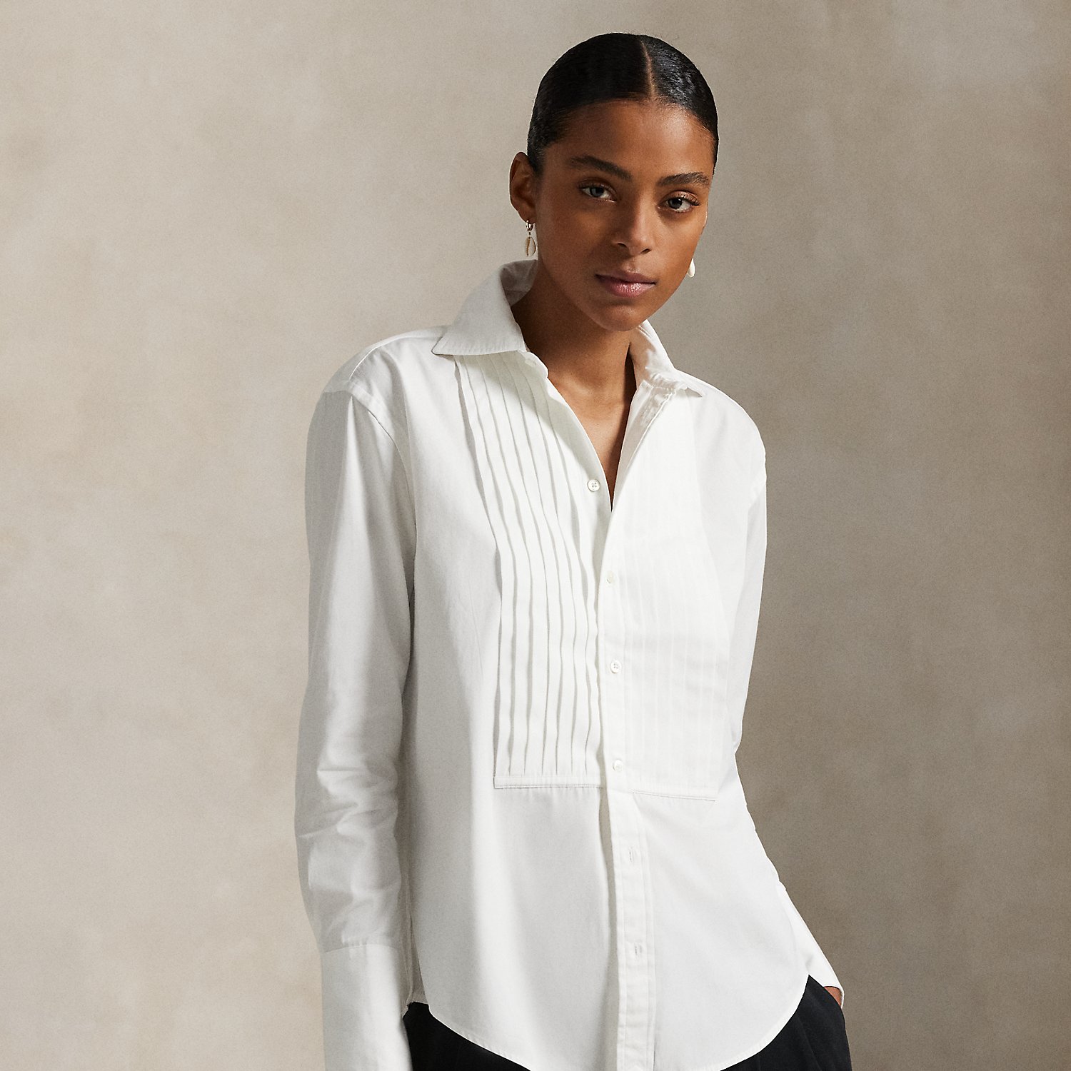 Cotton Tuxedo Shirt