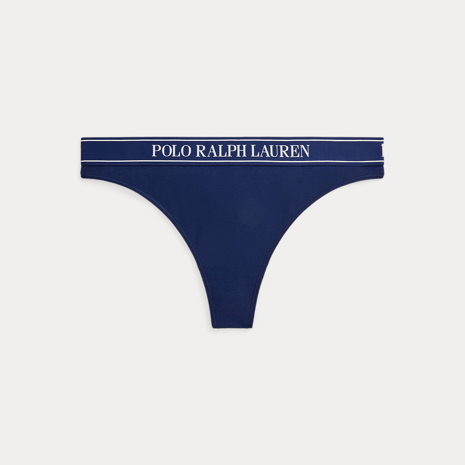 Repeat-Logo Mid-Rise Thong by Polo Ralph Lauren