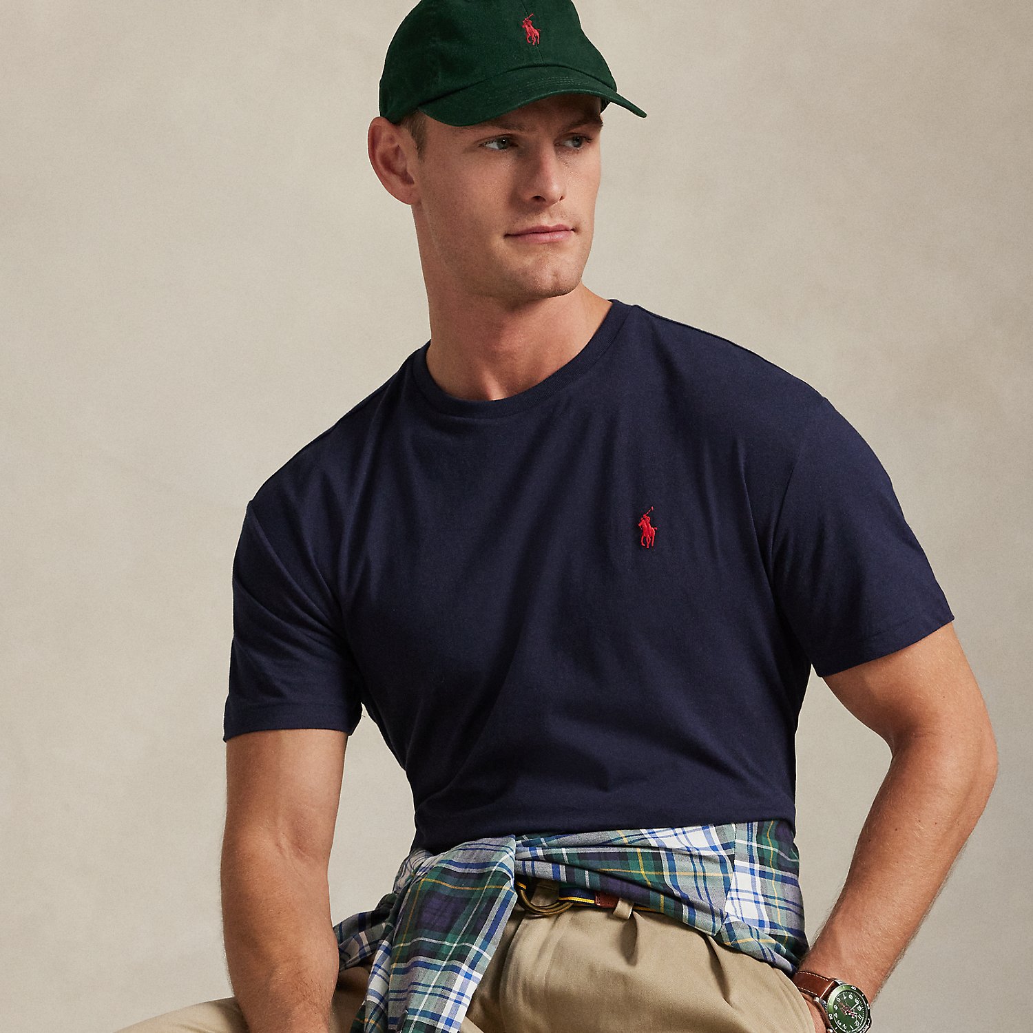 Classic Fit Jersey Crewneck T-Shirt