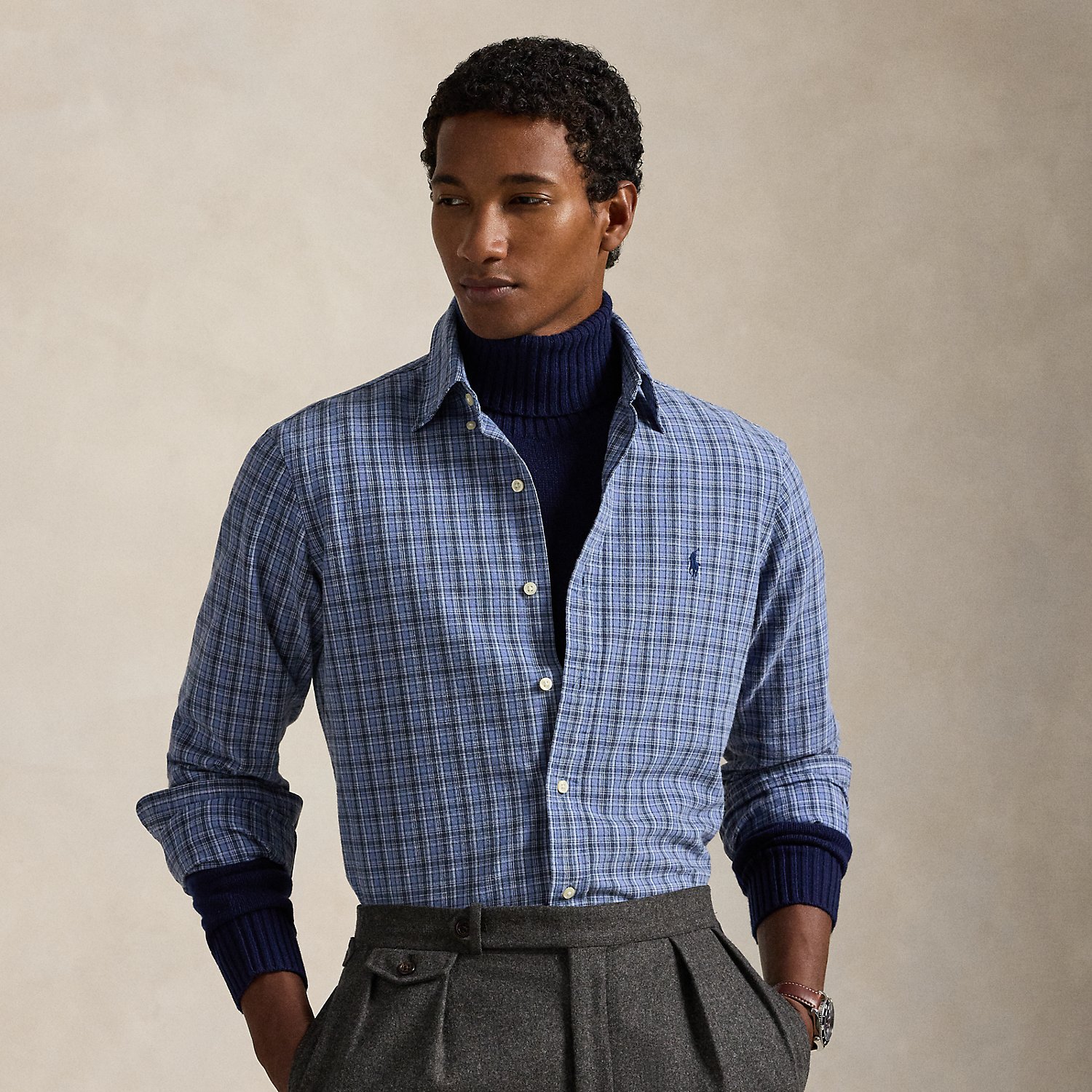 Custom Fit Brushed Oxford Shirt