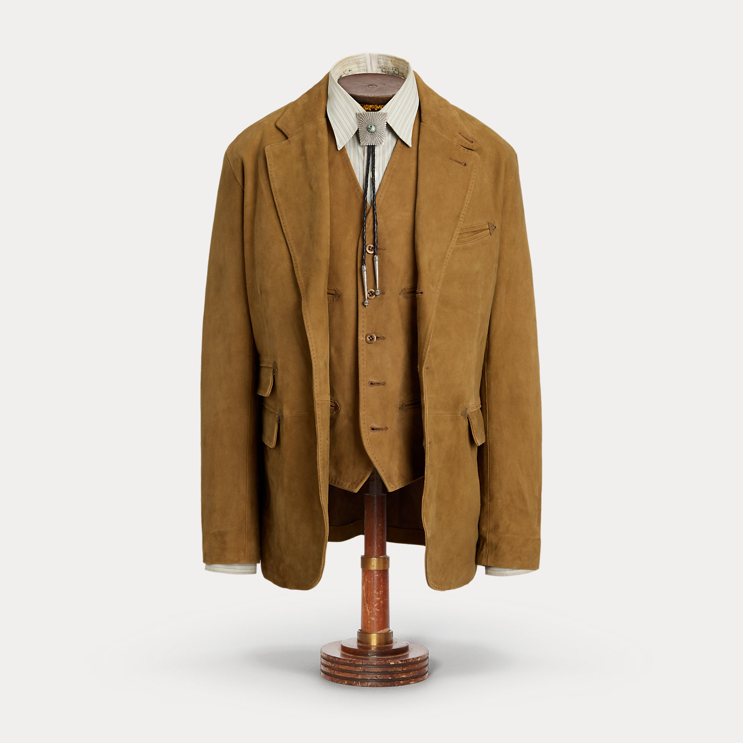 Unconstructed Suede Western Blazer