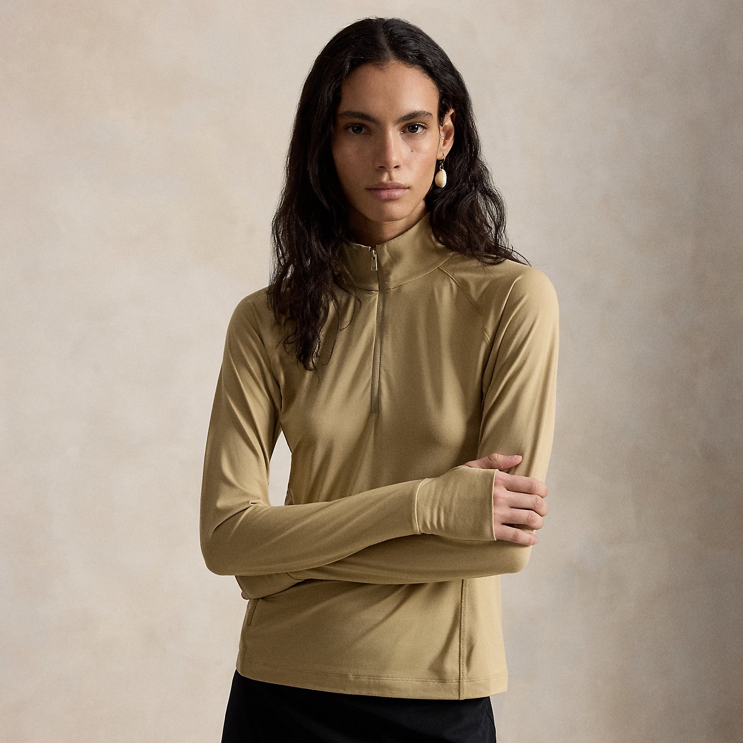 Stretch Jersey Quarter-Zip by Ralph Lauren RLX