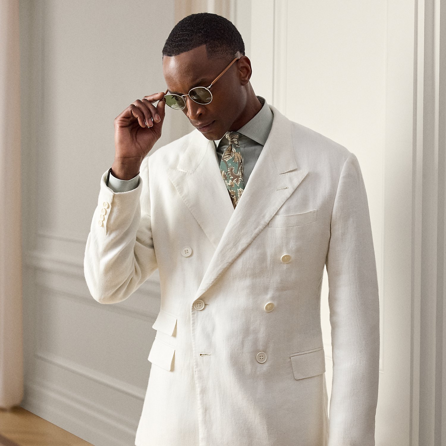Glenn Hand-Tailored Linen Jacket