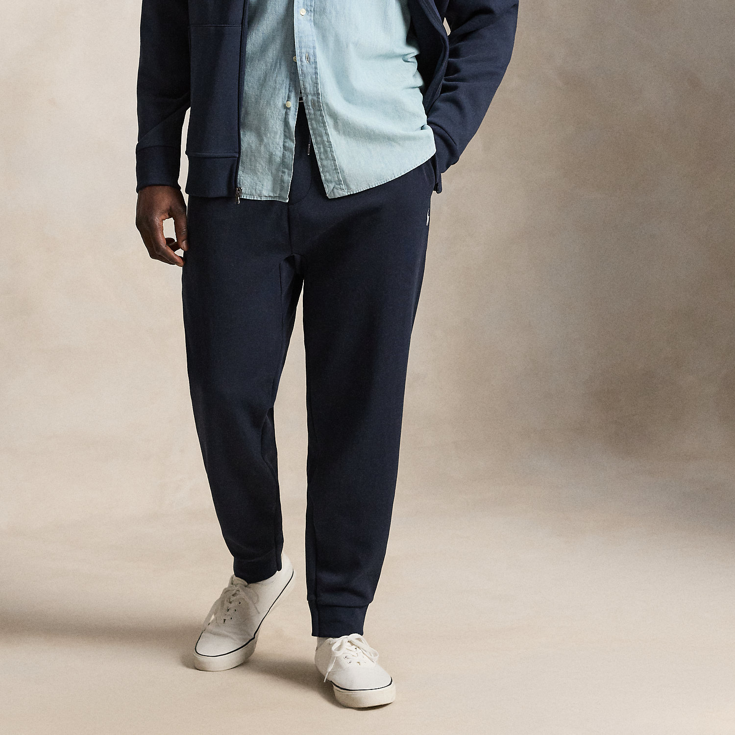 Big & Tall - Double-Knit Jogging Bottoms by Ralph Lauren Big & Tall