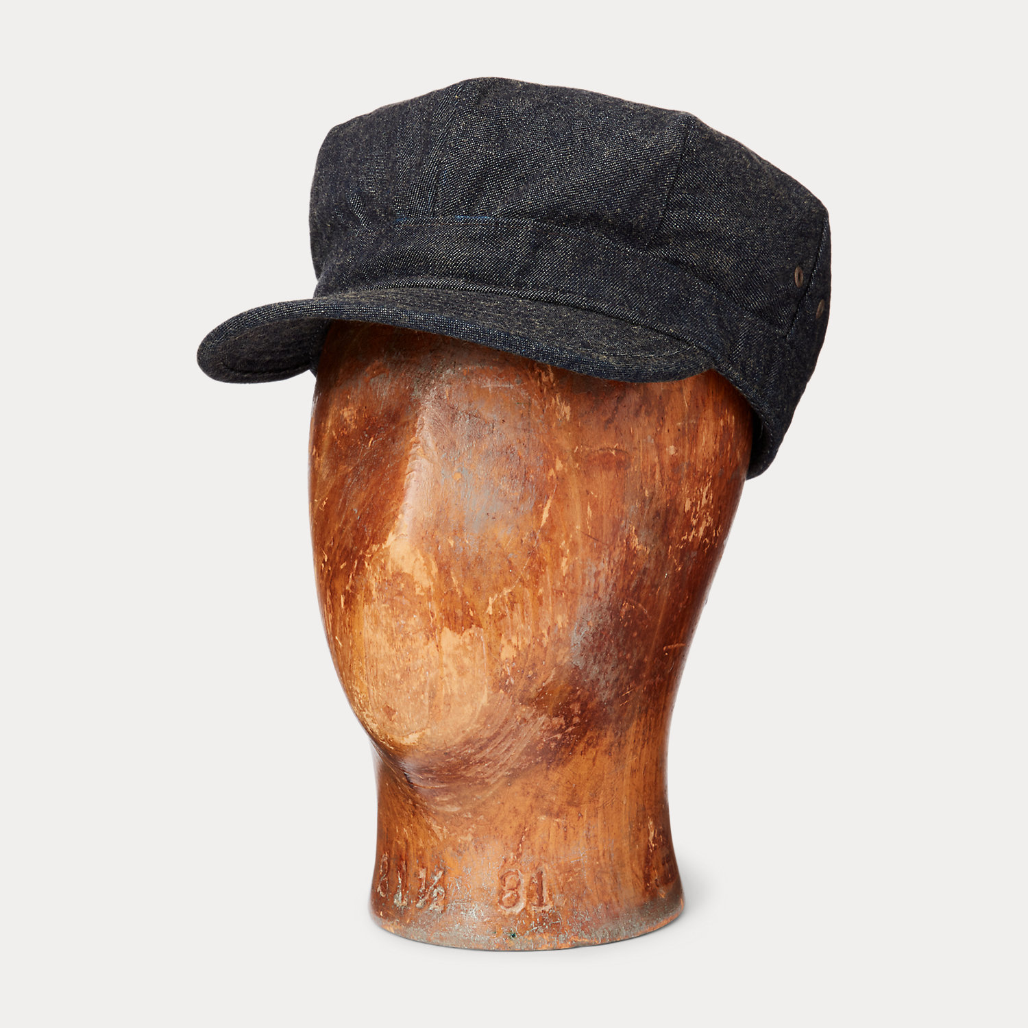 Indigo Denim Utility Cap by Ralph Lauren RRL