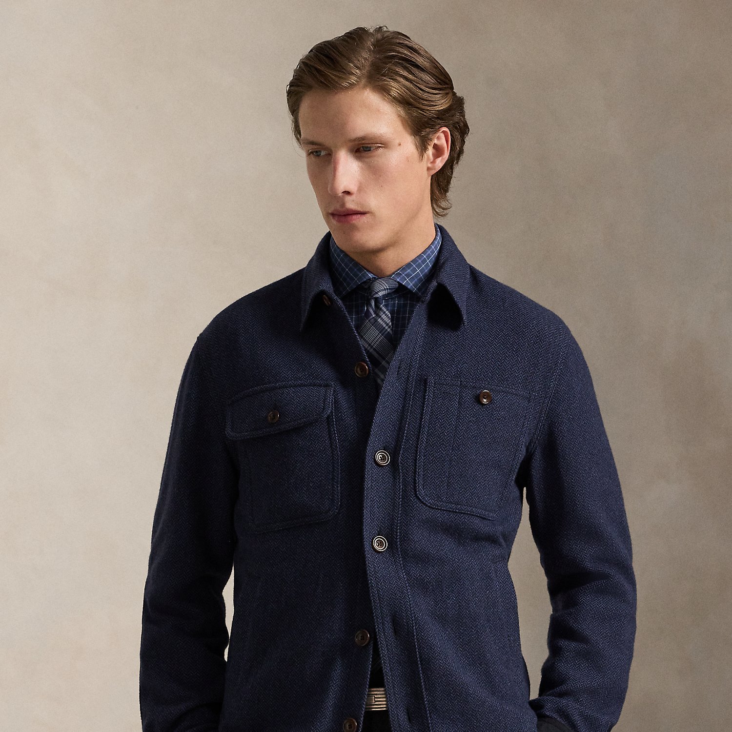 Wool-Blend Herringbone Jacket by Polo Ralph Lauren