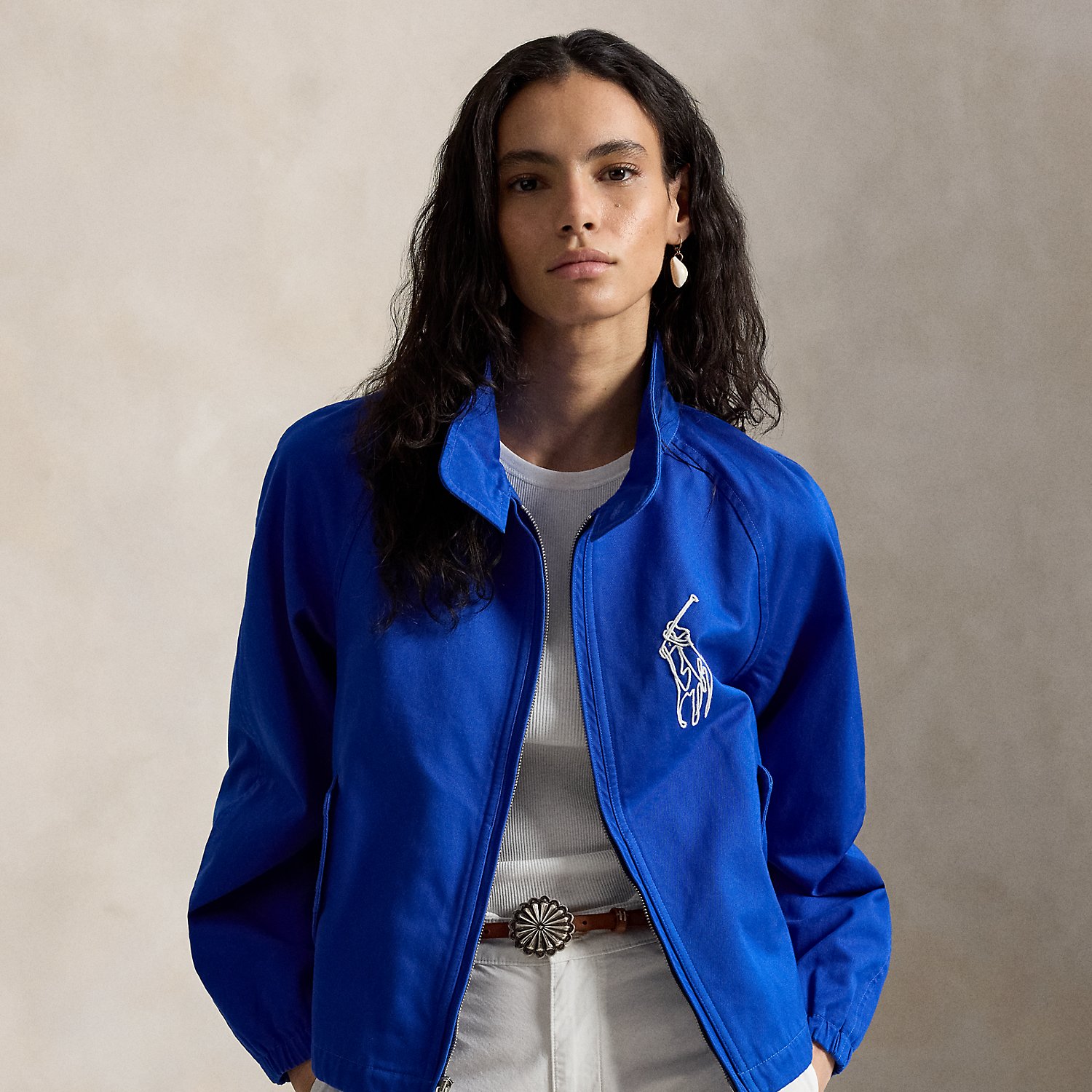 Embroidered Cotton Twill Jacket by Polo Ralph Lauren