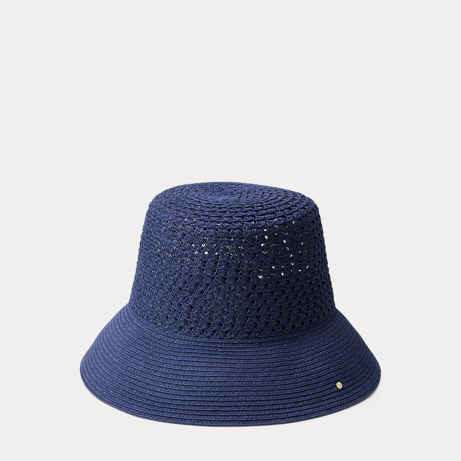 Open-Worked Straw Bucket Hat by Lauren Ralph Lauren