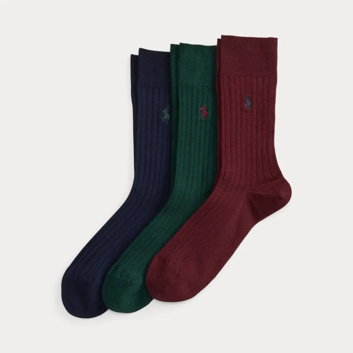 Cotton-Blend Trouser Sock 3-Pack