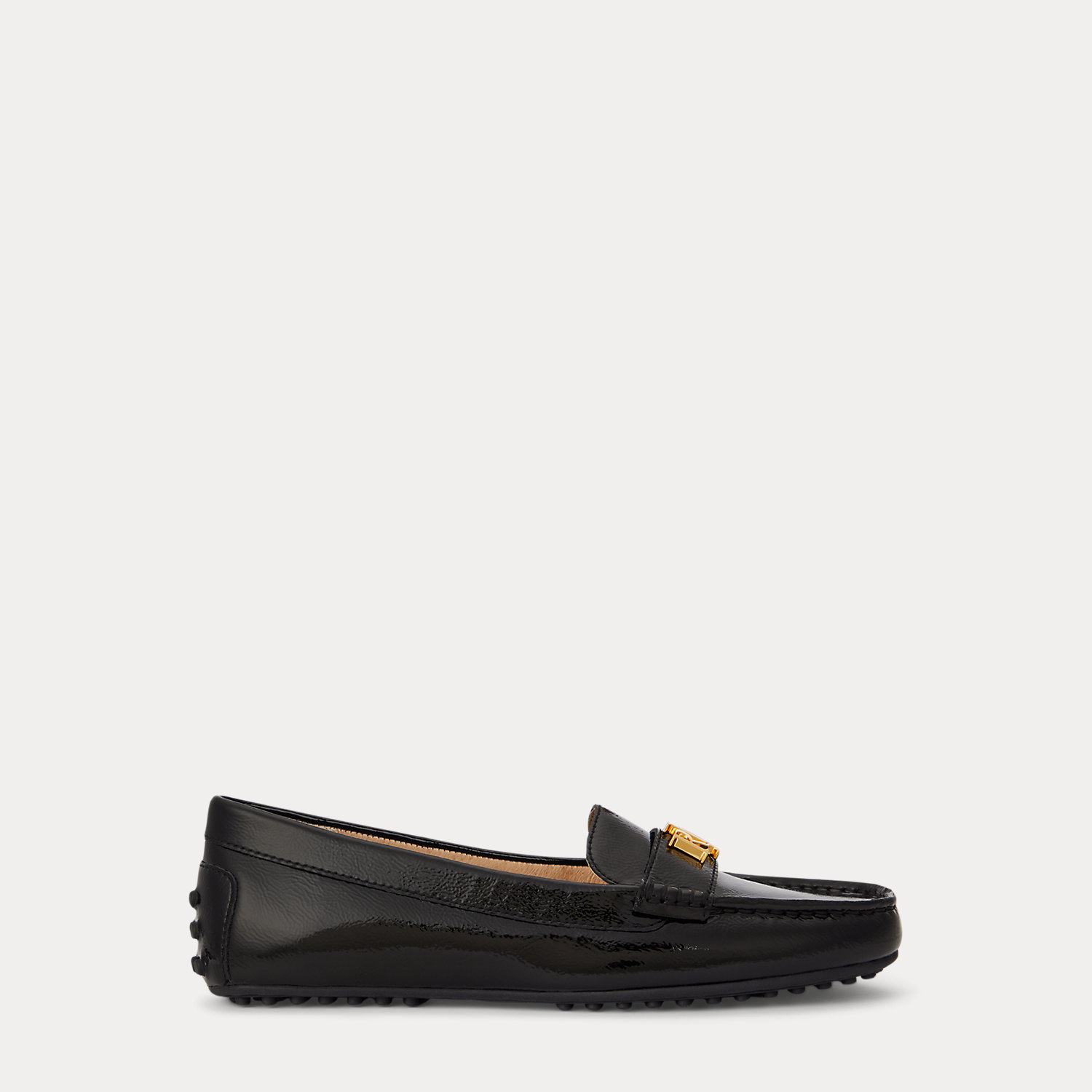 Barnsbury Crinkle Patent Leather Driver