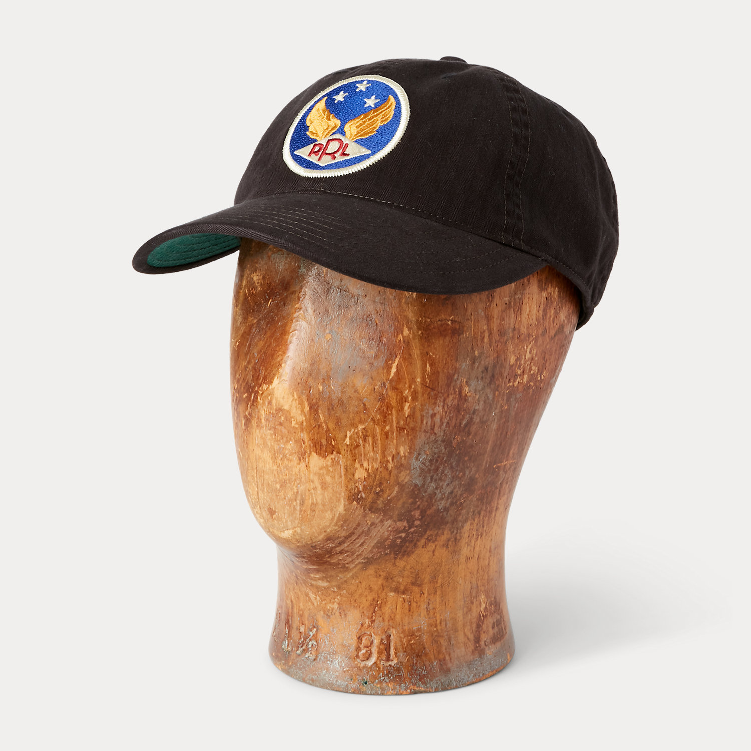 Winged-Logo Twill Ball Cap