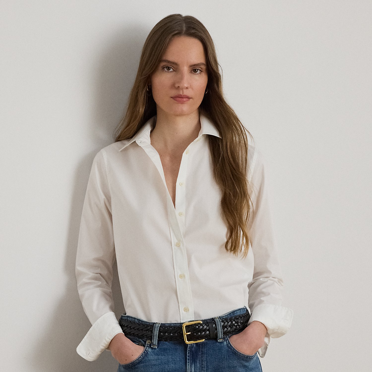 Easy Care Stretch Cotton Shirt