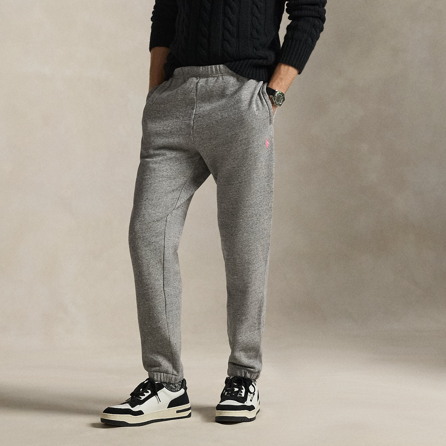 Pink Pony Fleece Tracksuit Bottom