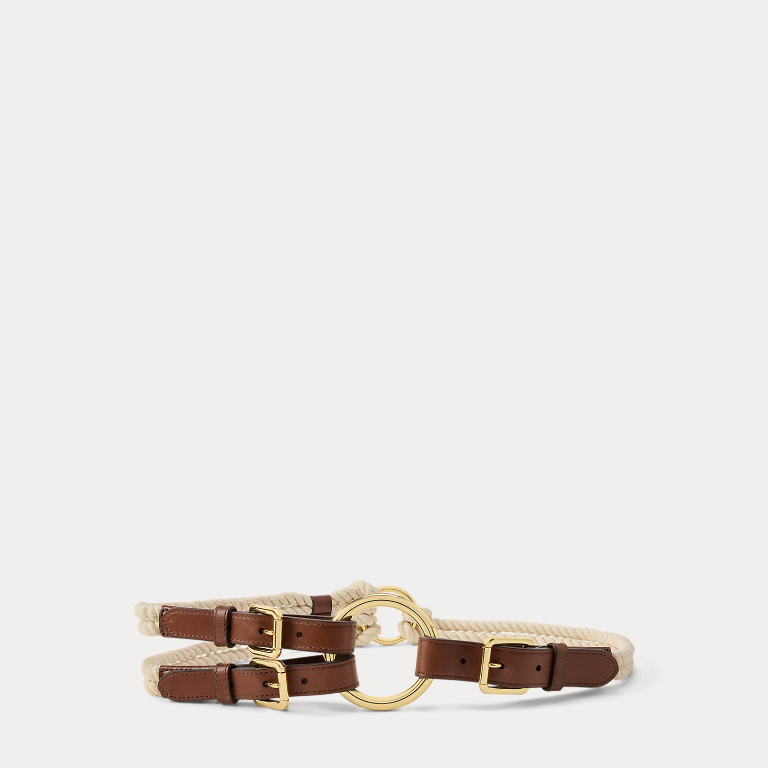 Tri-Strap O-Ring Rope & Leather Belt