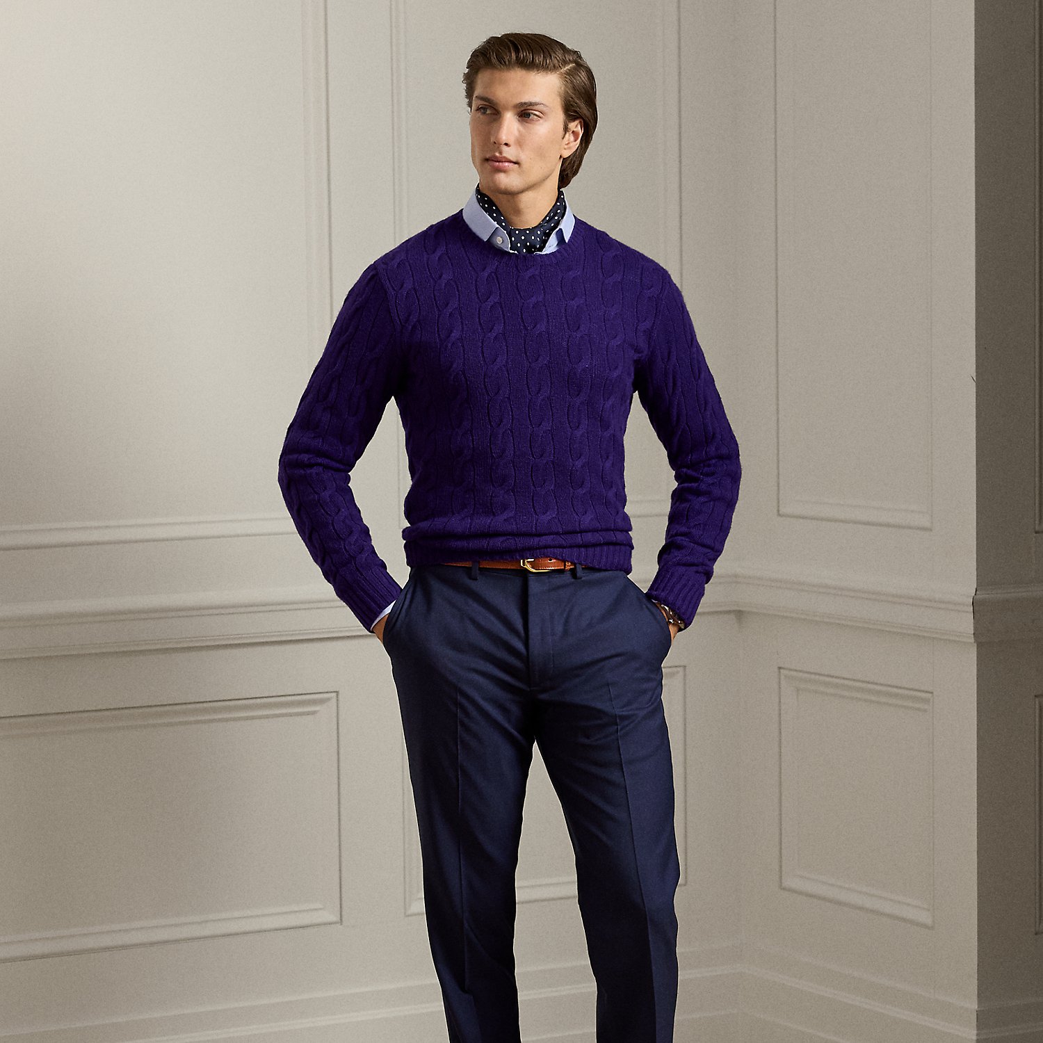 Gregory Hand-Tailored Wool Serge Trouser