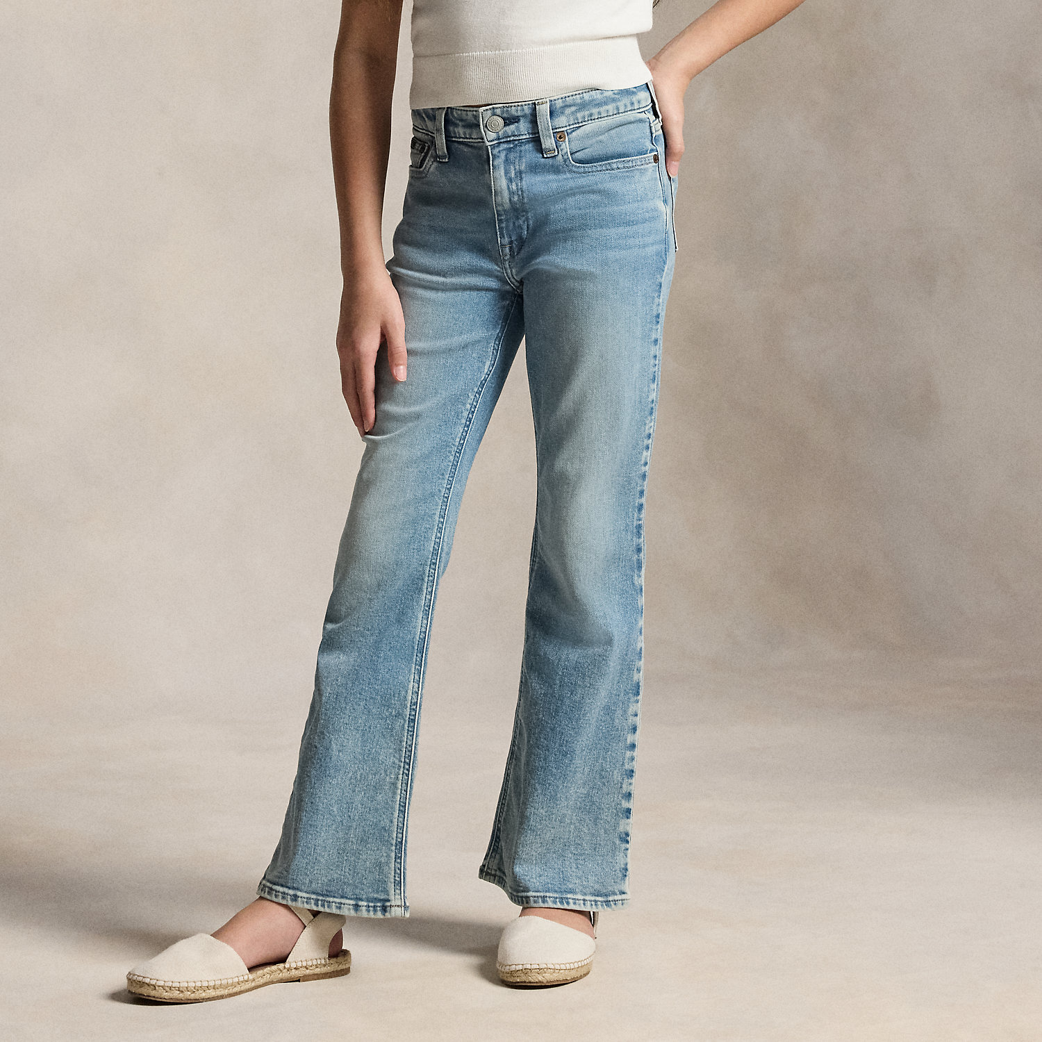 Flared Stretch Denim Jean by Ralph Lauren