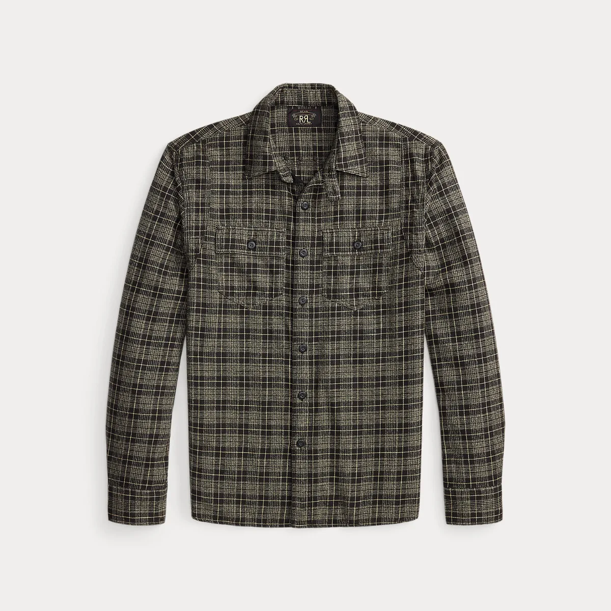 Plaid Twill Workshirt by Ralph Lauren RRL