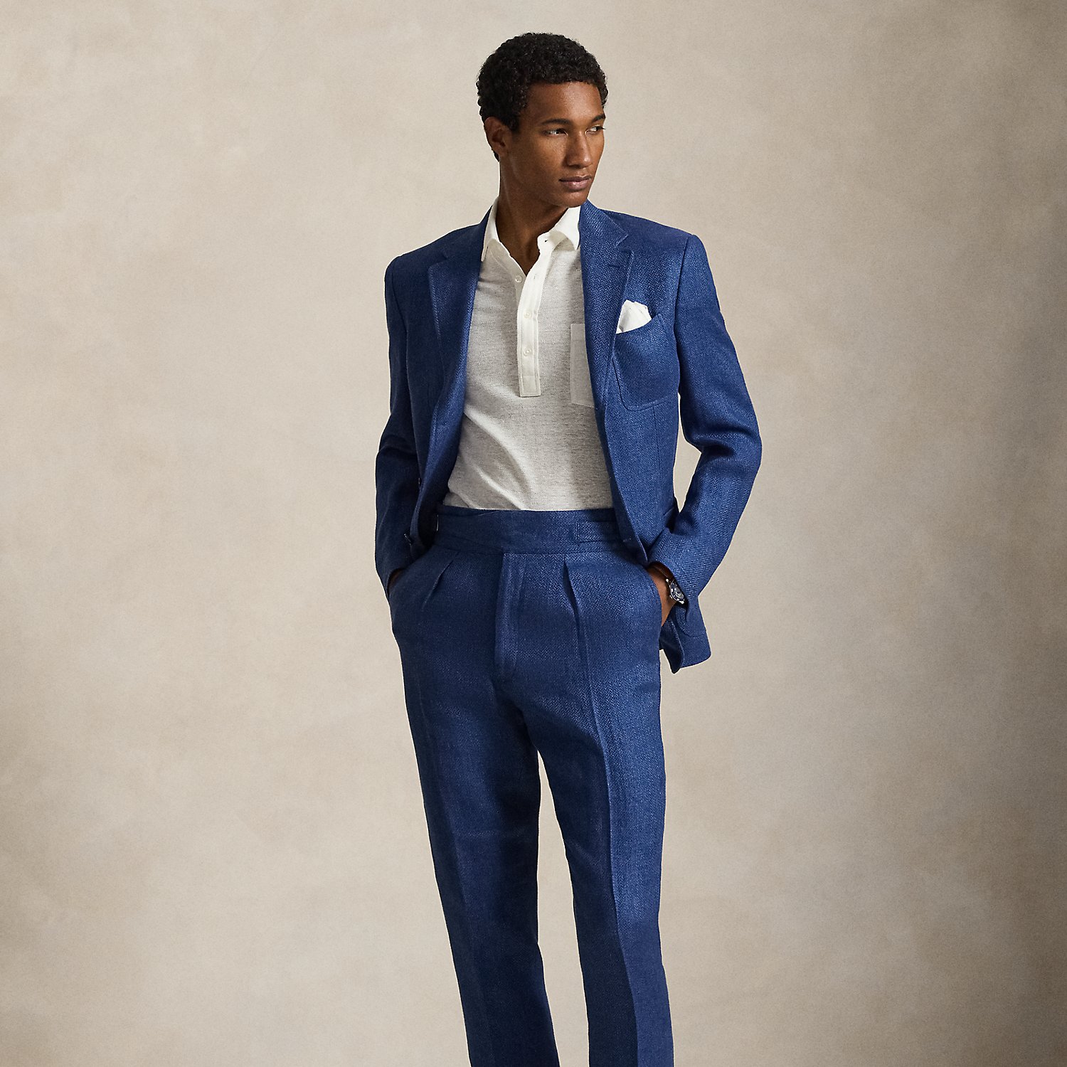 Summer Tweed Suit Trousers