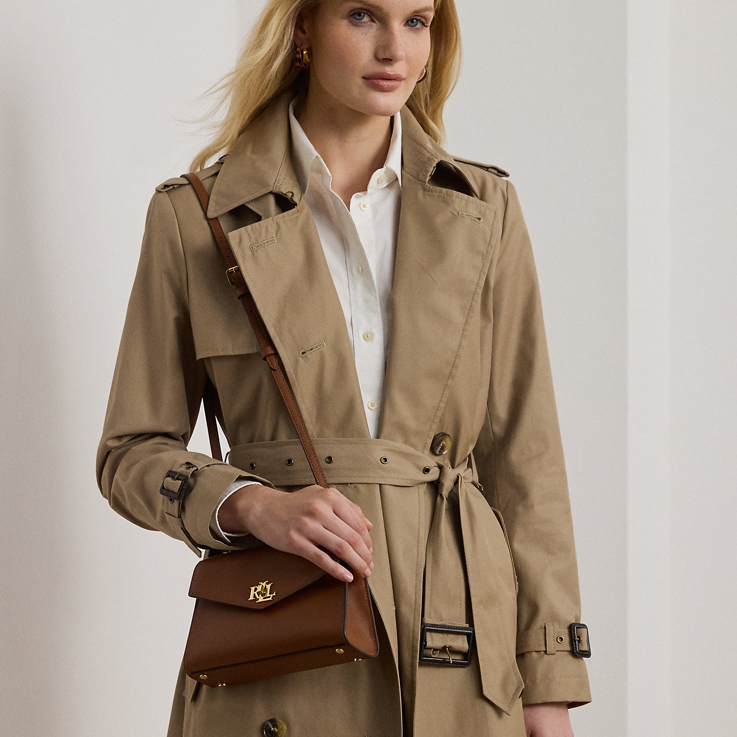 Leather Small Farrah Satchel