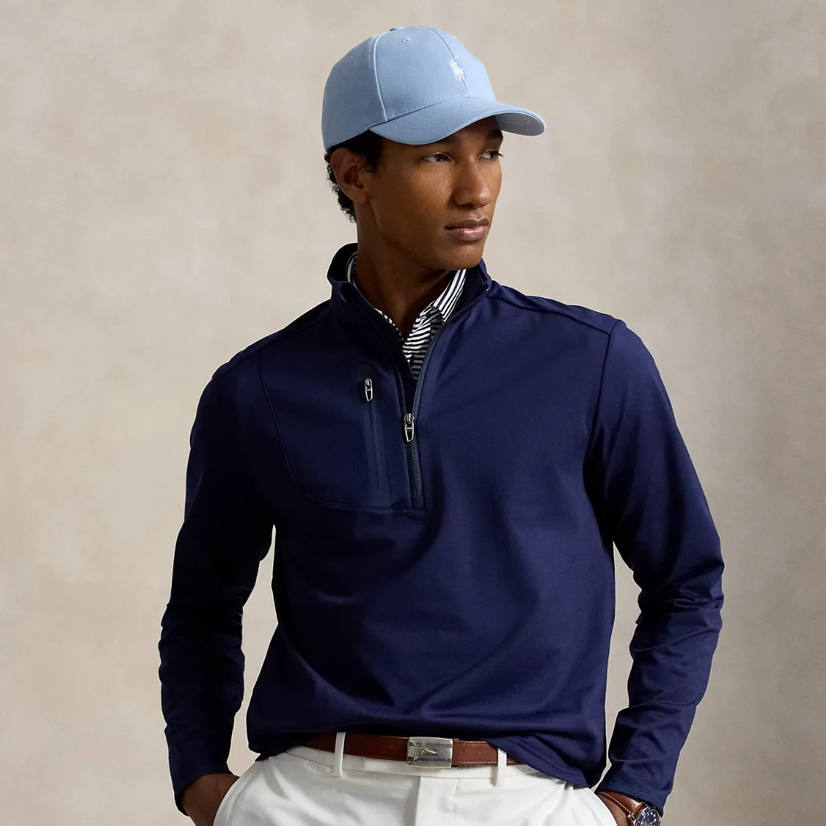 Stretch Jersey Pullover