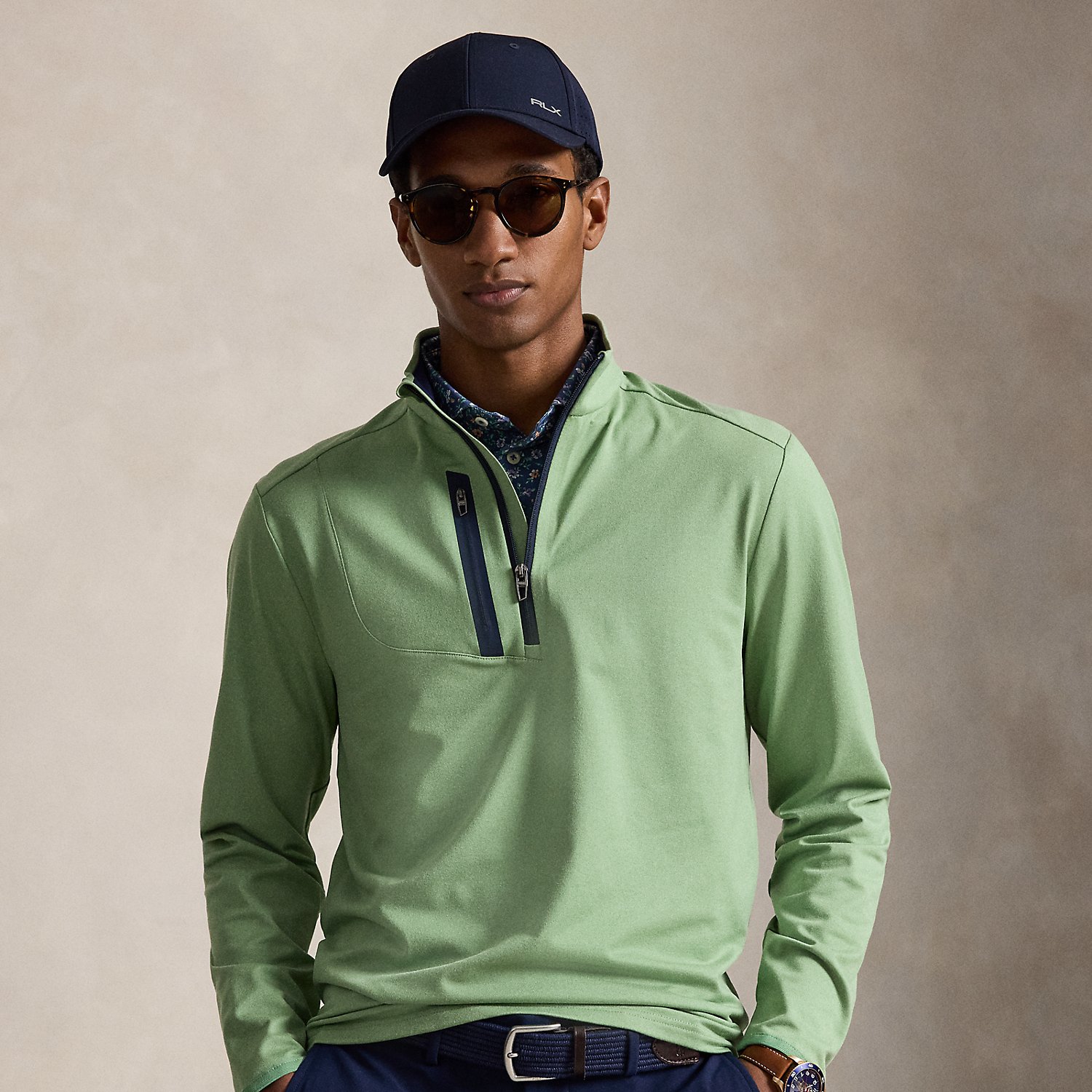 Stretch Jersey Pullover