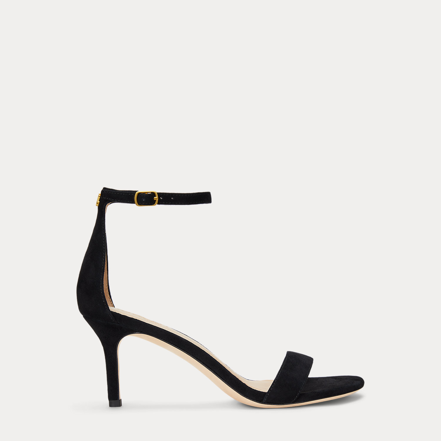 Allie Mid-Heel Suede Sandal