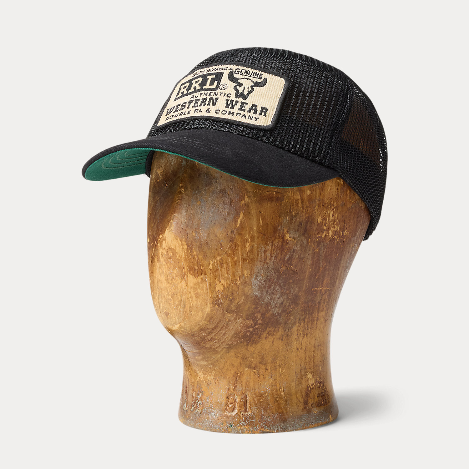 Denim-Bill Mesh Trucker Cap by Ralph Lauren RRL