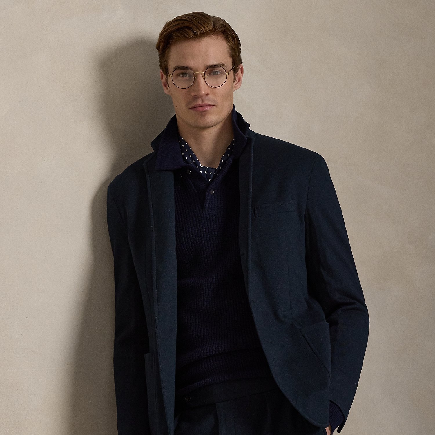 Polo Soft Tailored Fit Knit Mesh Jacket