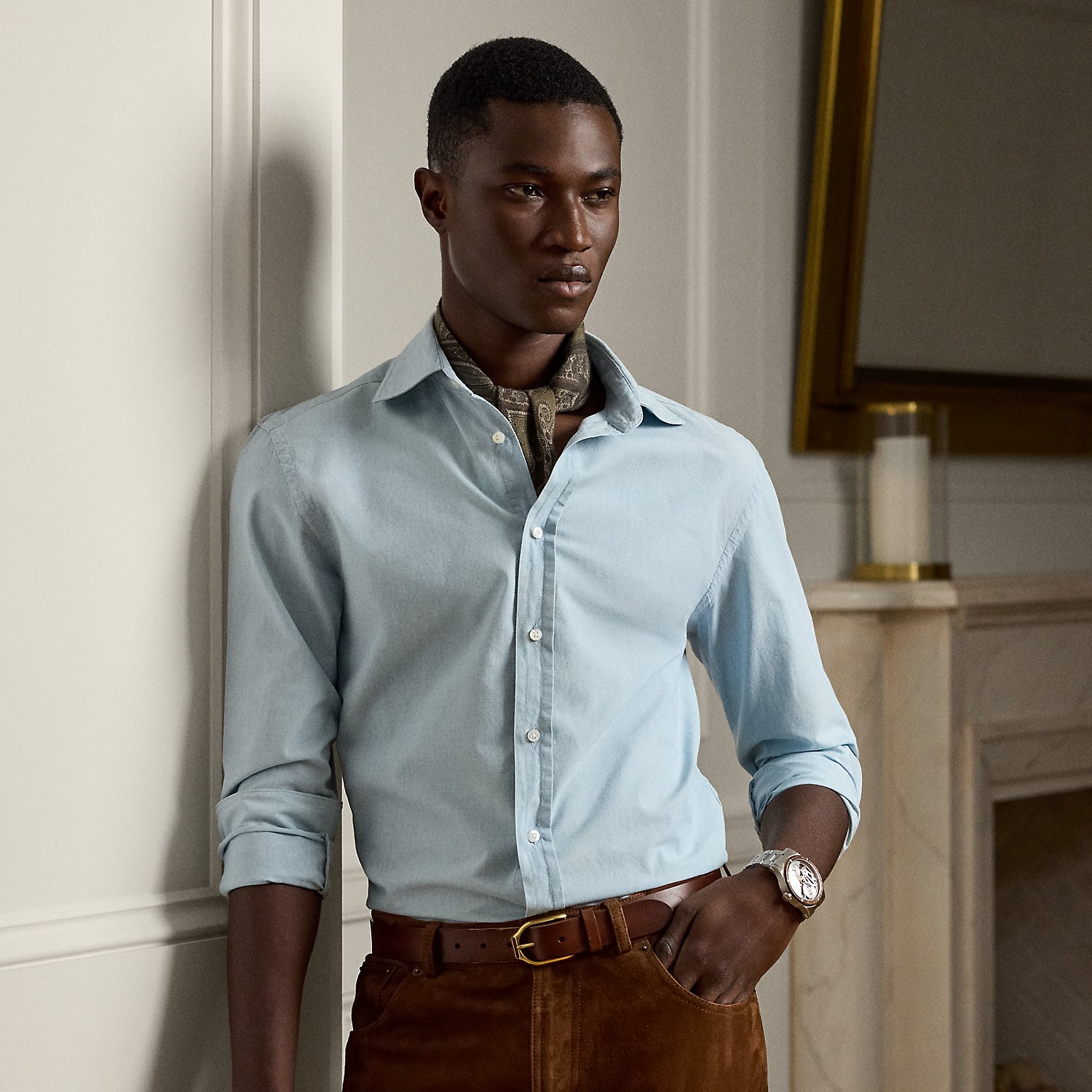 Washed Chambray Shirt