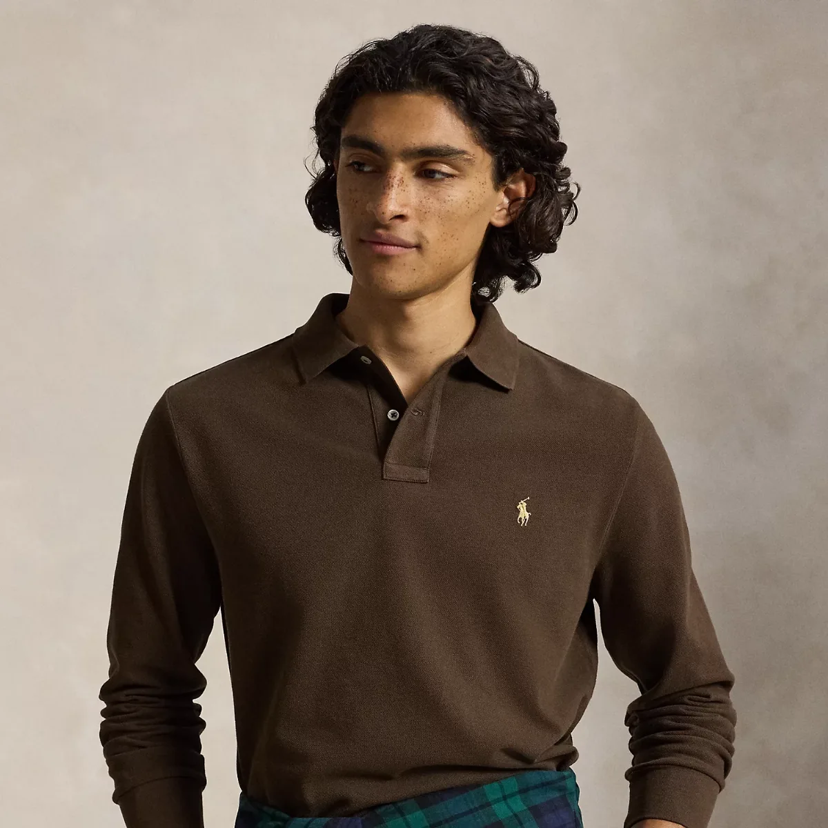Custom Slim Fit Mesh Polo Shirt