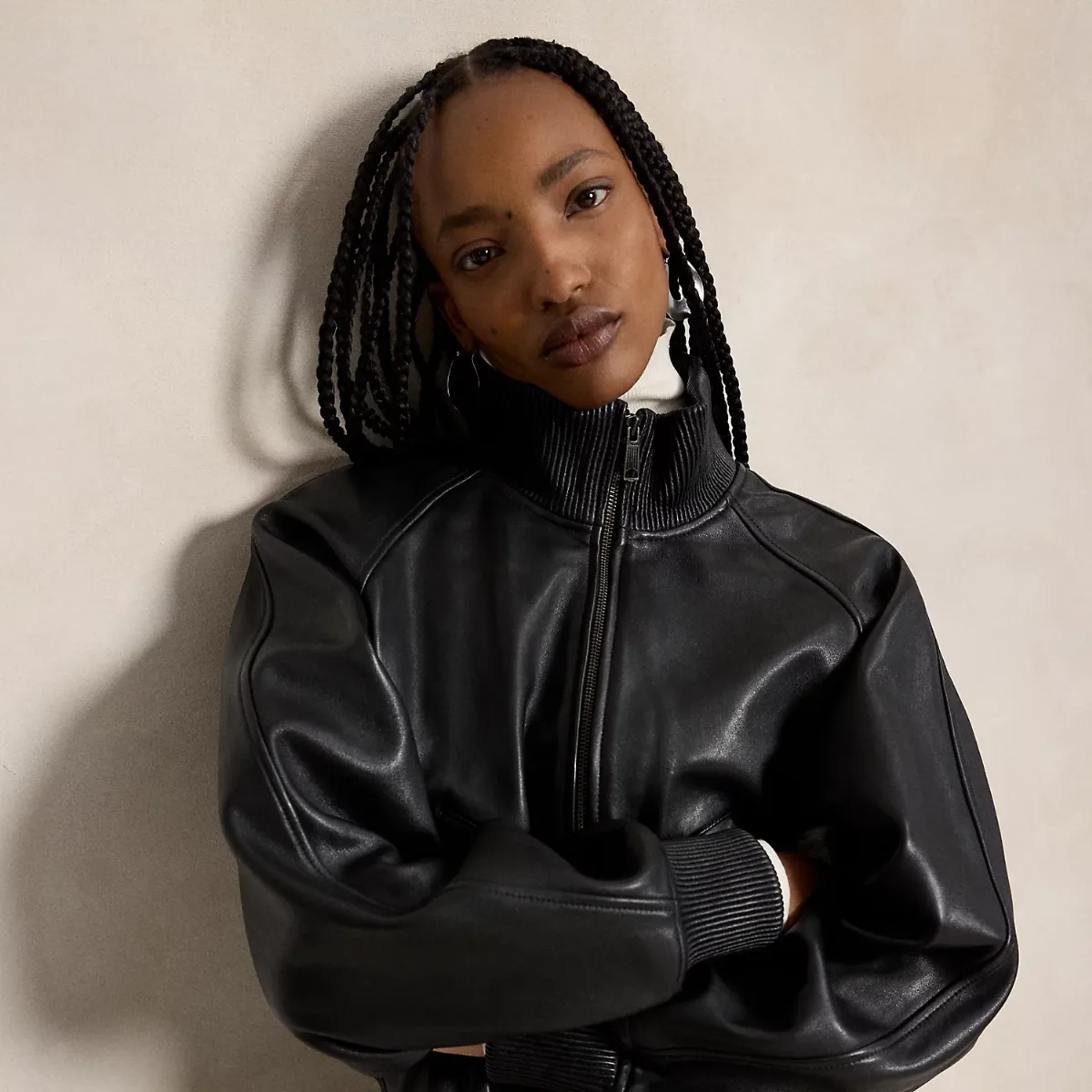 Leather Flight Jacket