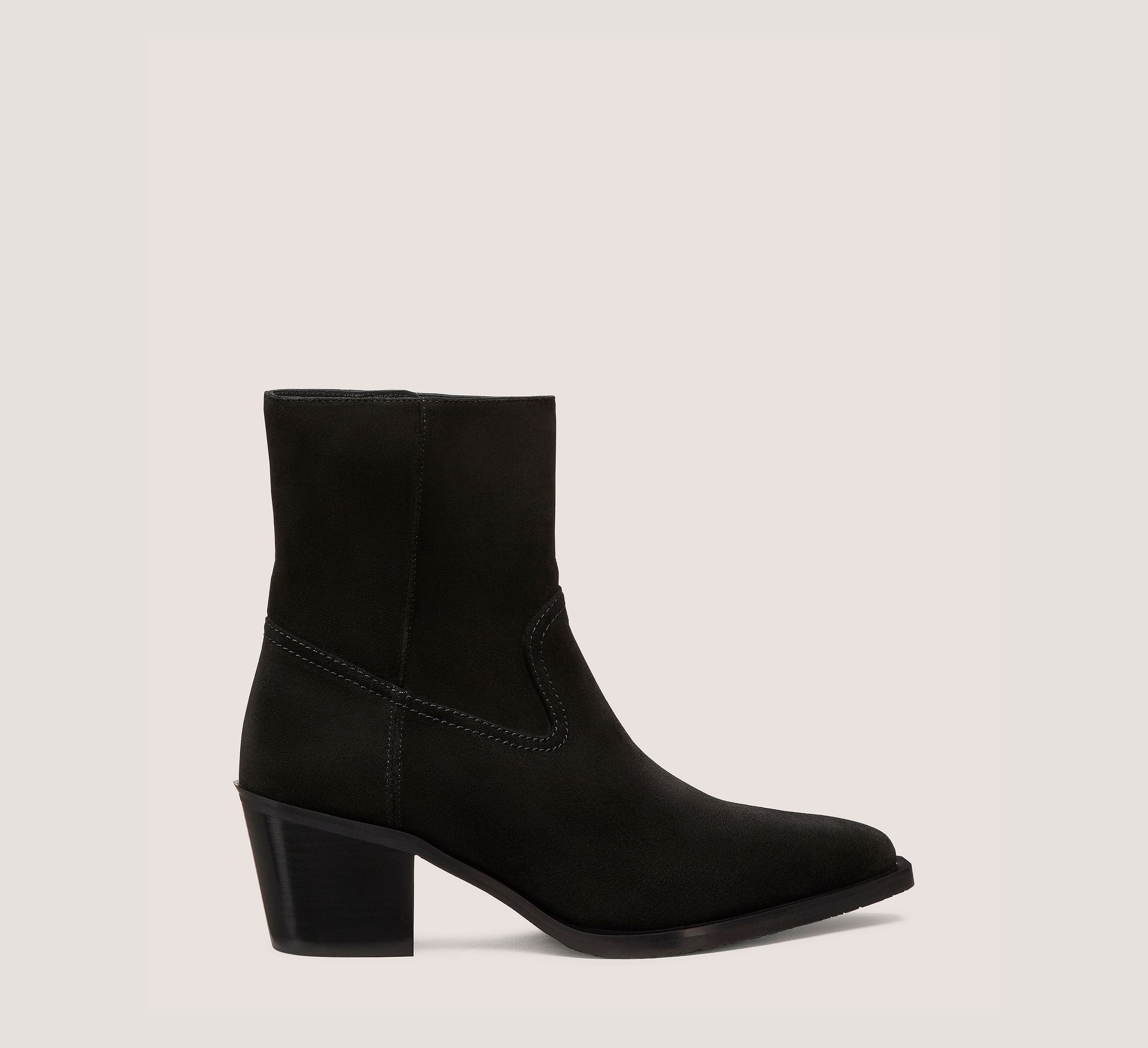 Tate Bootie, Black Sport Suede, Size: 6.5 Medium
