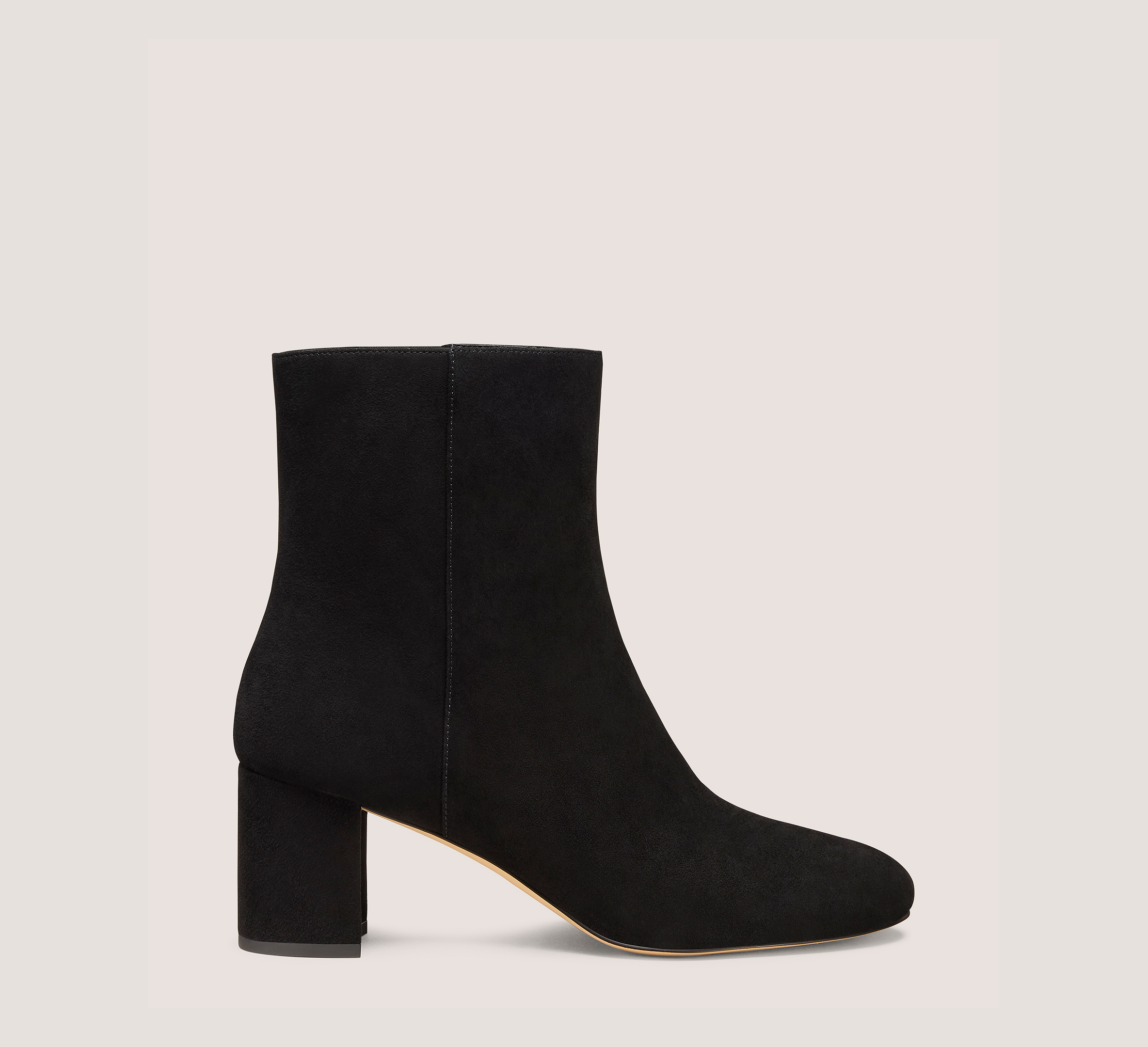 Wynn Zip Bootie 60, Black Suede, Size: 10 Medium