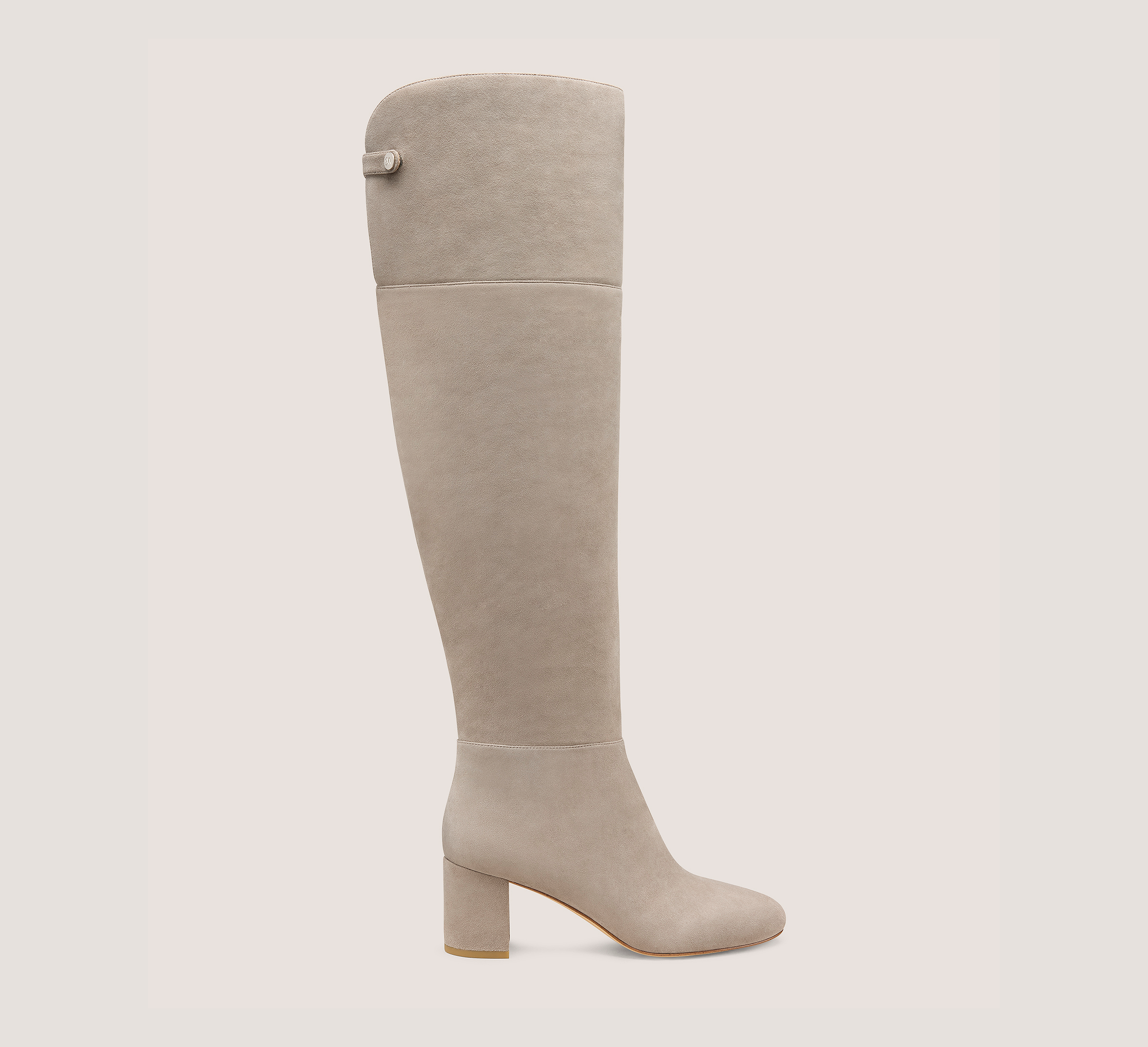 Wynn Over-The-Knee Boot 60, Light Topo Suede, Size: 10 Medium
